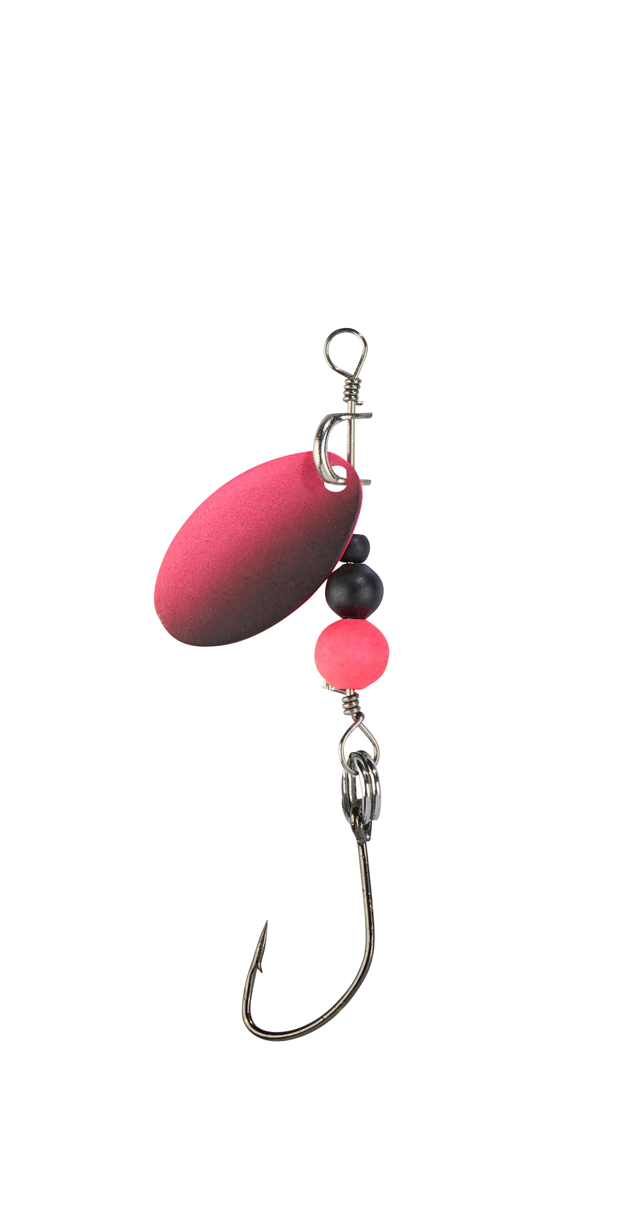 Trout Attack Micro Spinner UV pink-schwarz 3,5cm 1g