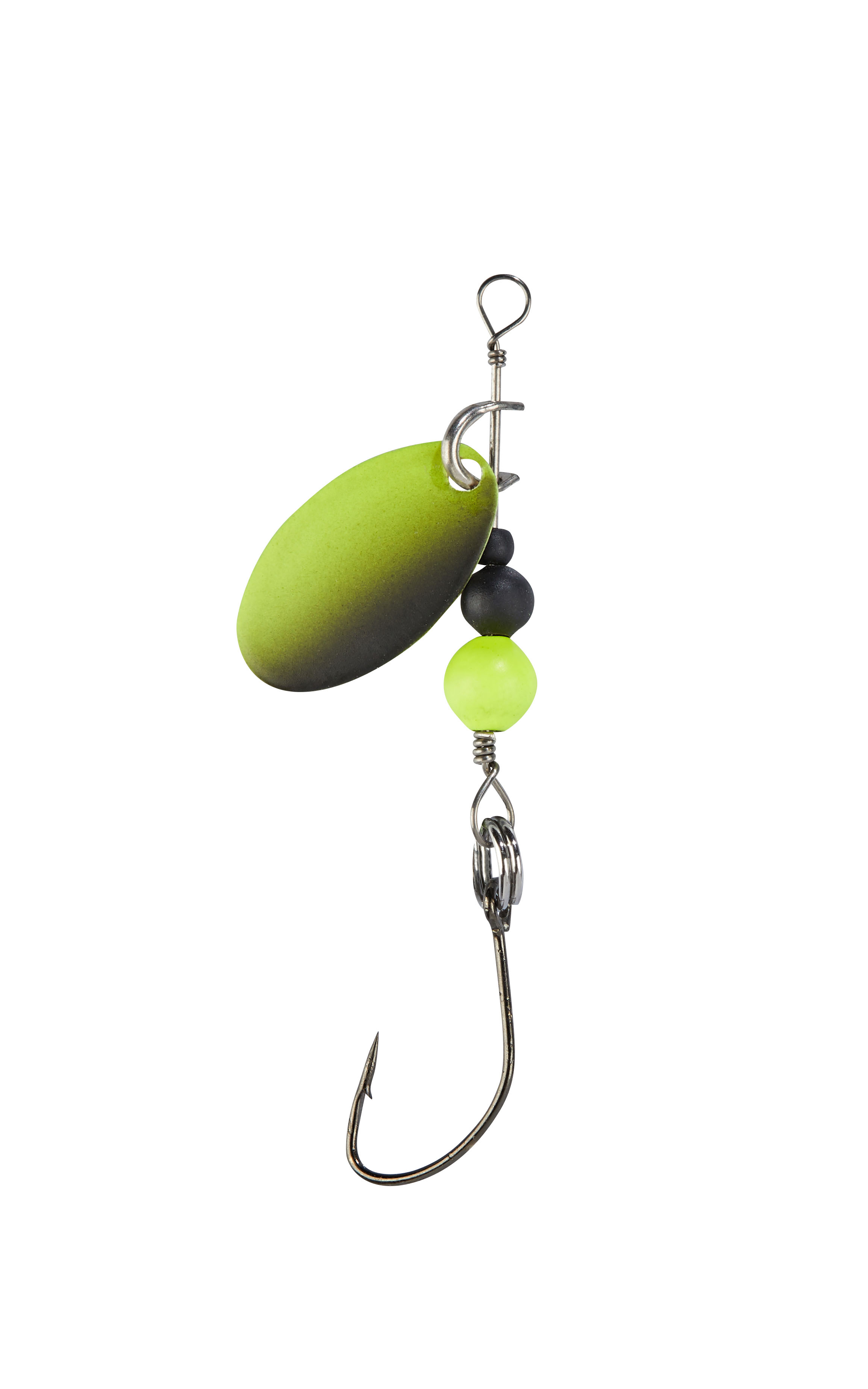 Trout Attack Micro Spinner UV gelb-schwarz 3,5cm 1g
