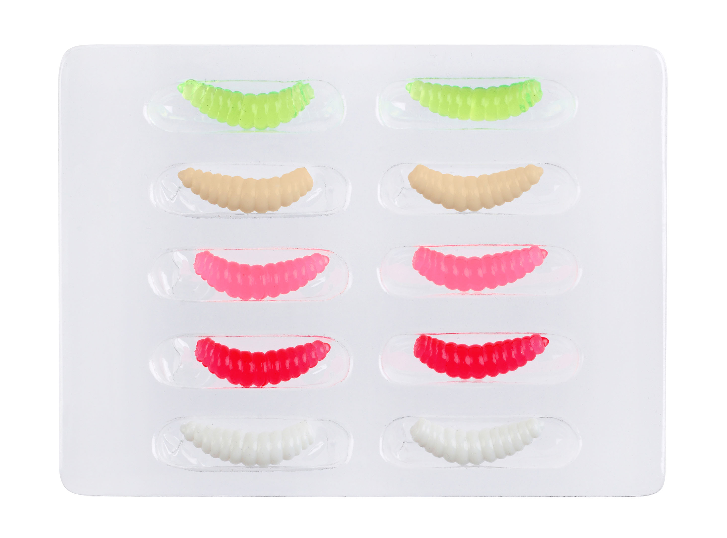 Trout Attack Power-Bienenmaden gemischte Farben 2,5cm