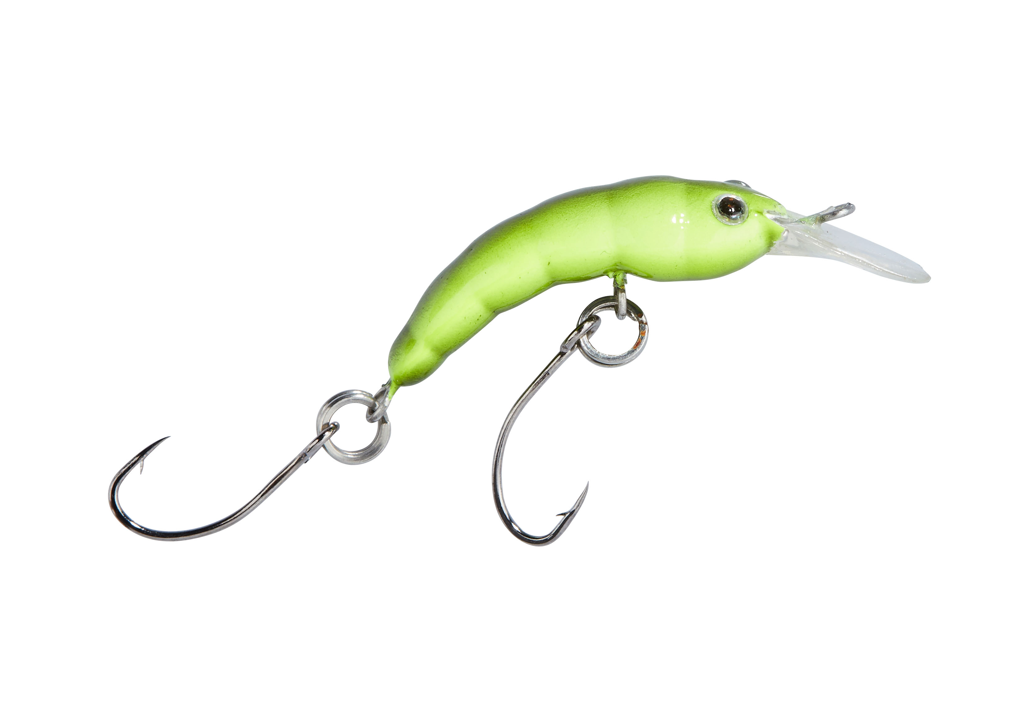 Trout Attack Forellenwobbler "Hectic Maggot" SI gelb-schwarz