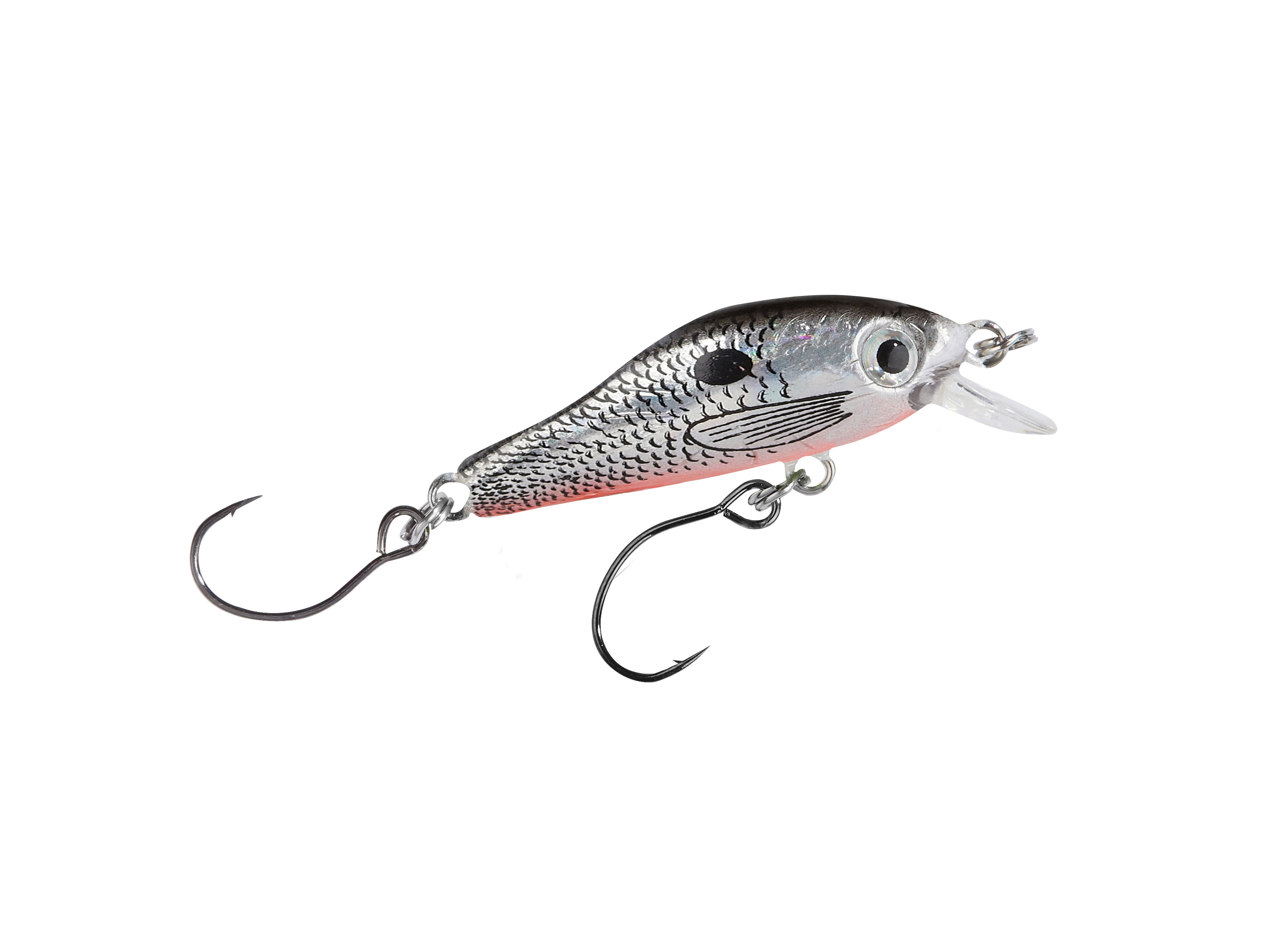 Trout Attack Minnow Wobbler UV Weißfisch 3,5cm 2g
