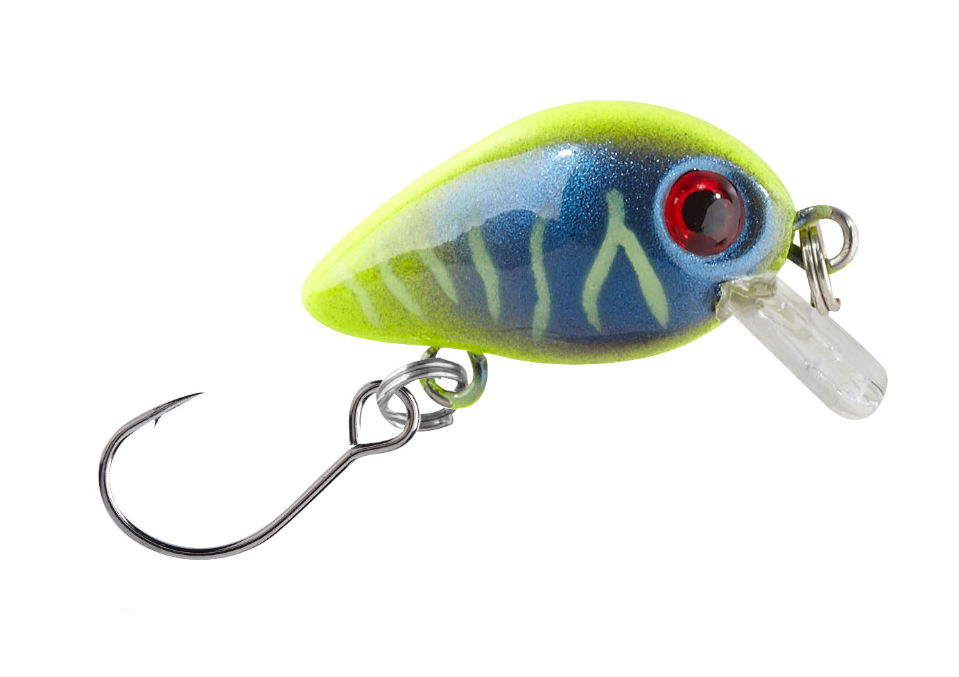 Trout Attack Wobbler Trout Crank gelb-blau 3cm 2g