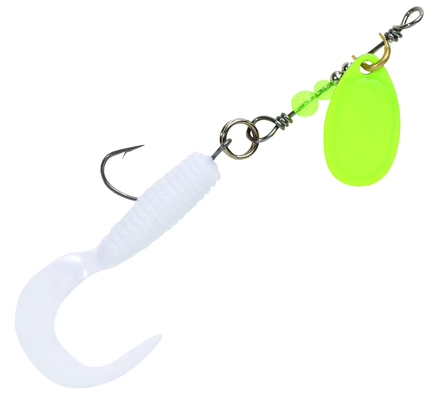 Trout Attack Forellen Twister-Spinner 7cm 2g gelb