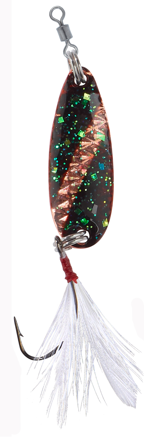 Trout Attack Star Dust Forellenblinker schwarz-kupfer 3,5g