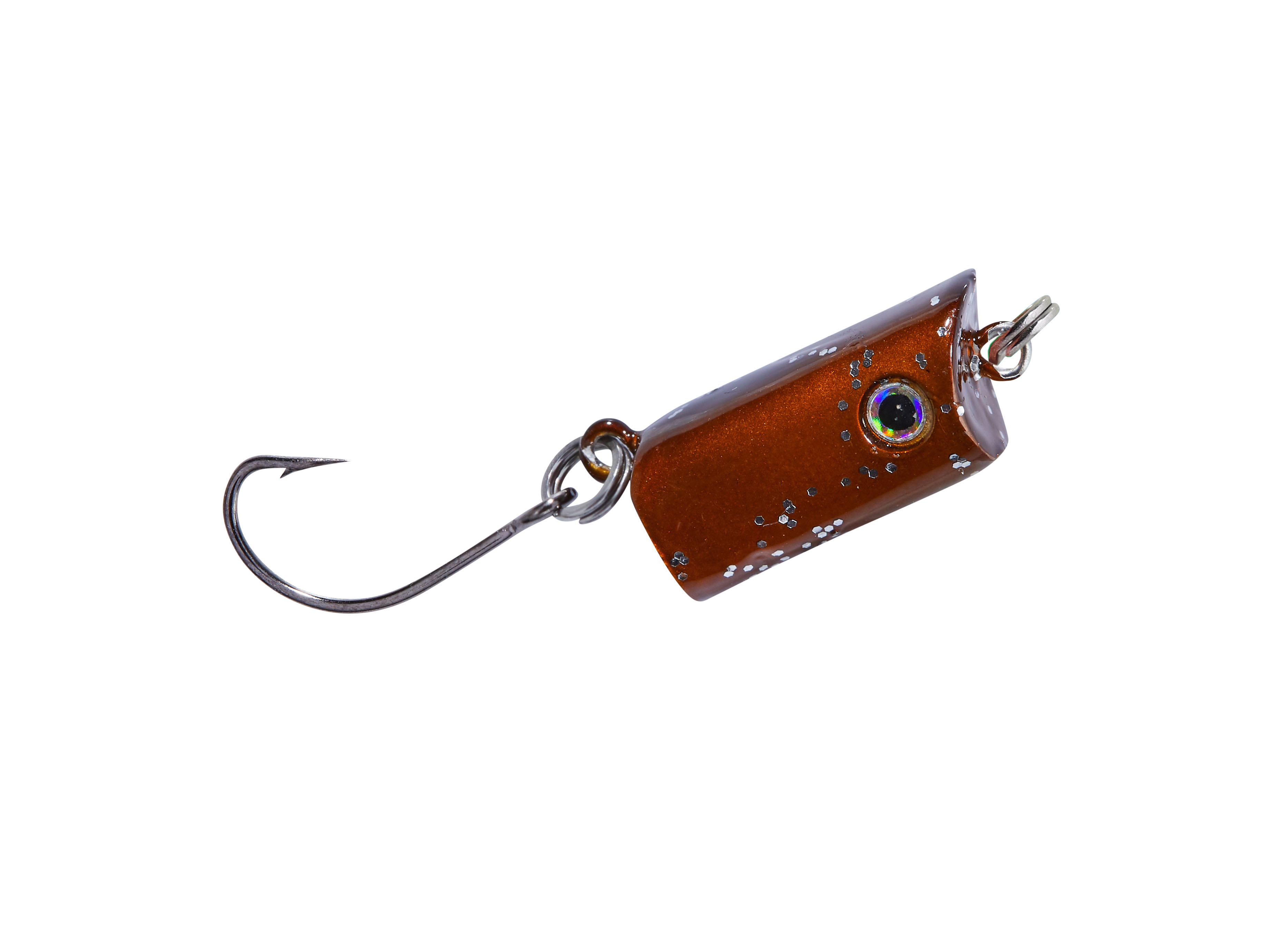 Trout Attack Pellet Wobbler Braun Glitter