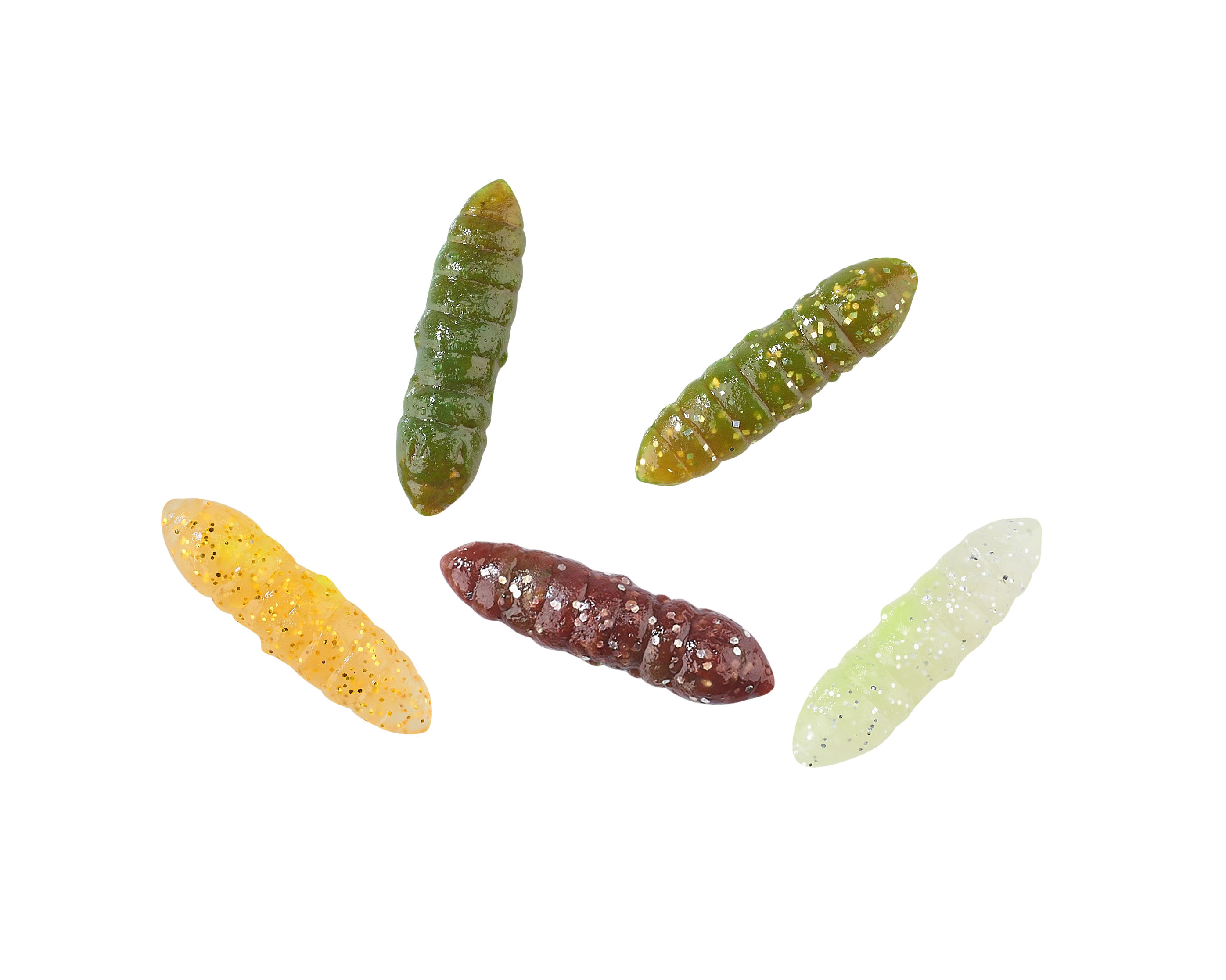 Trout Collector Larva Mix 1 Knoblauch 3cm