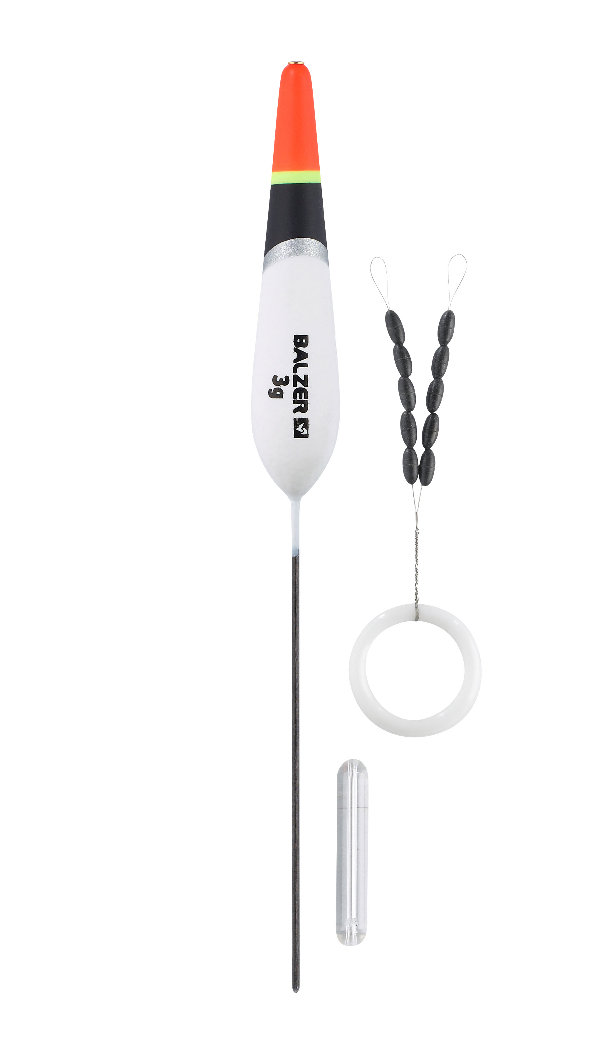 Forellenpose C mit Glasgewicht und Schnurstopper, 2g