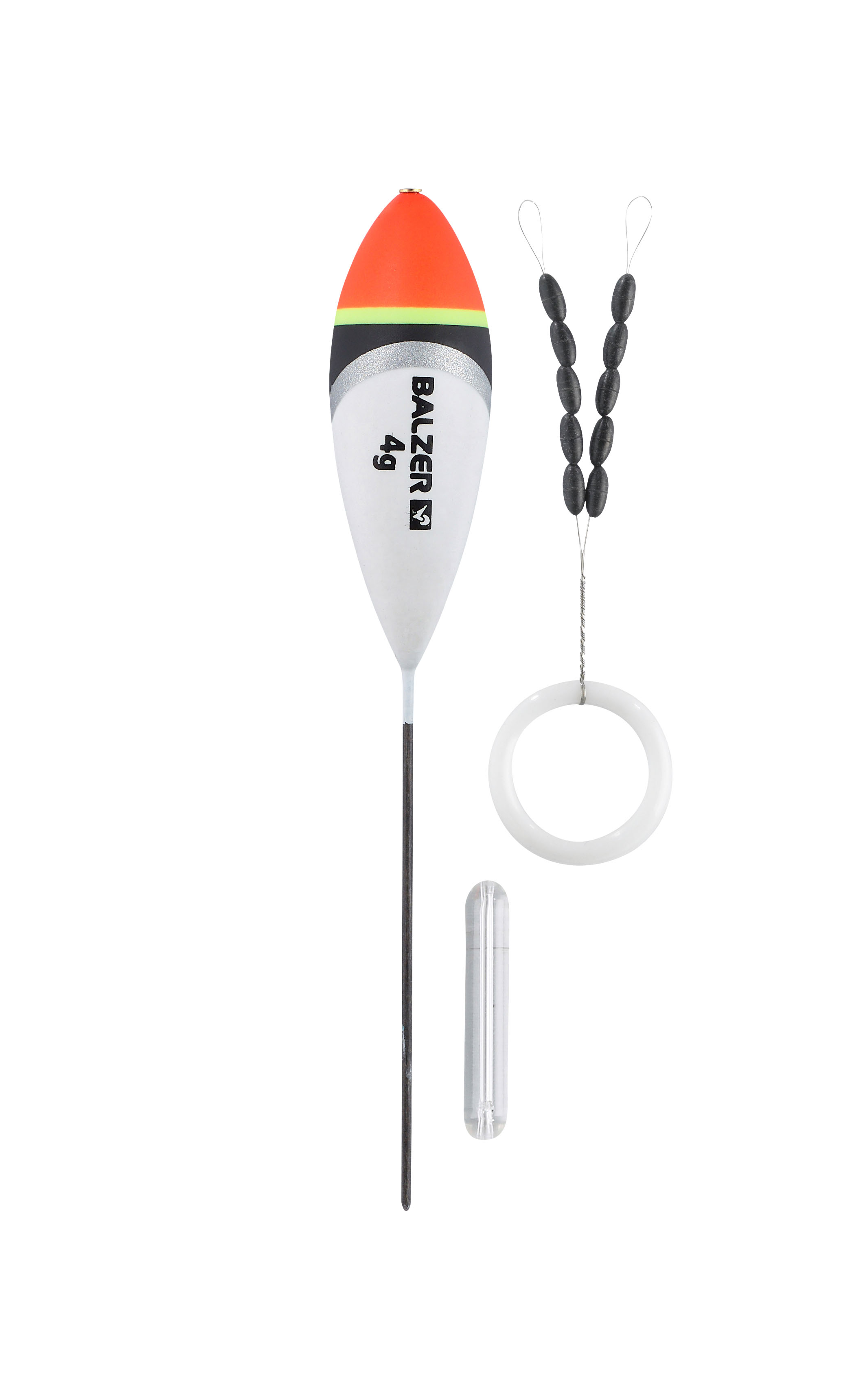 Forellenpose E mit Glasgewicht und Schnurstopper, 3g