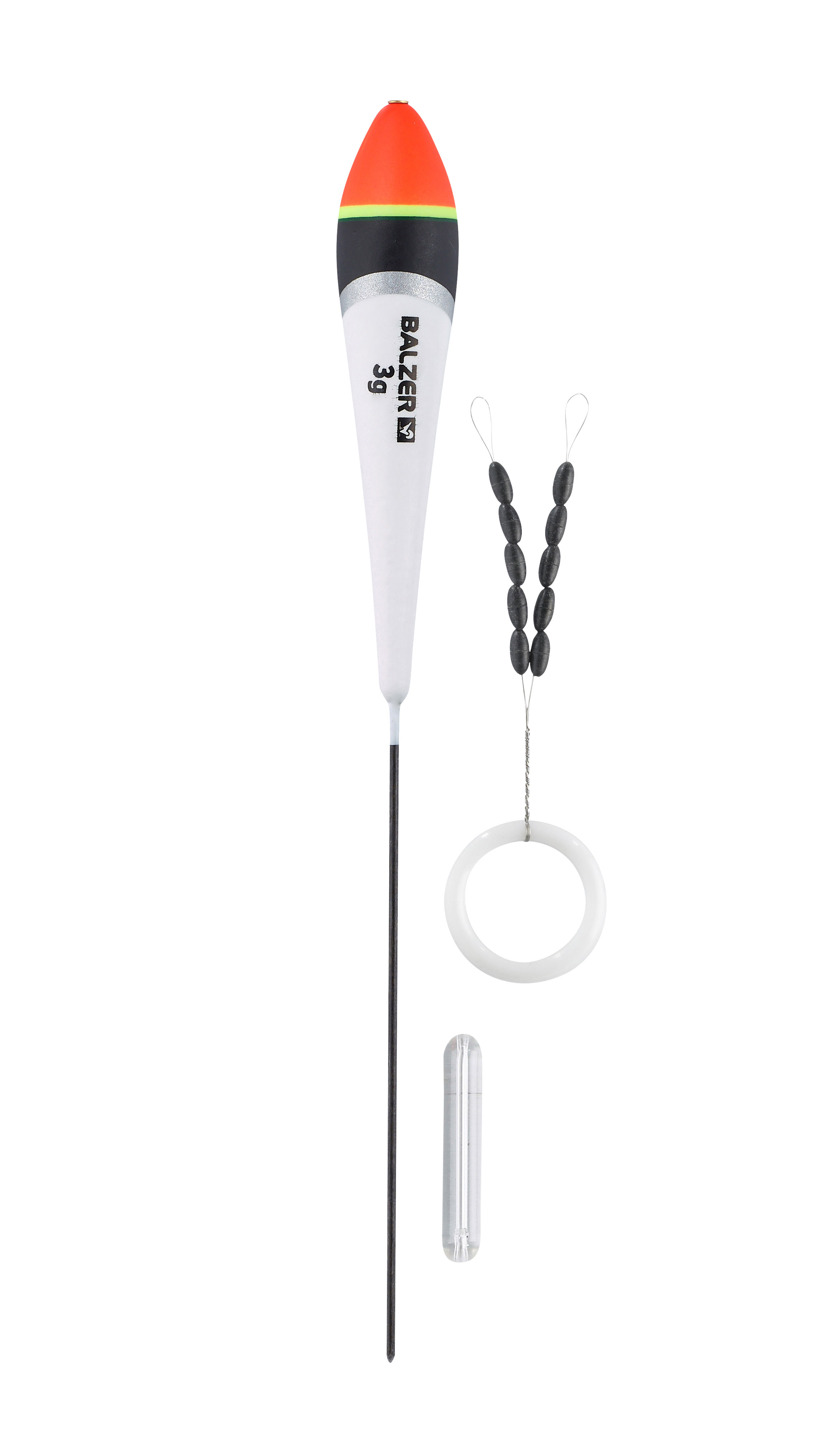 Forellenpose V mit Glasgewicht und Schnurstopper, 4g
