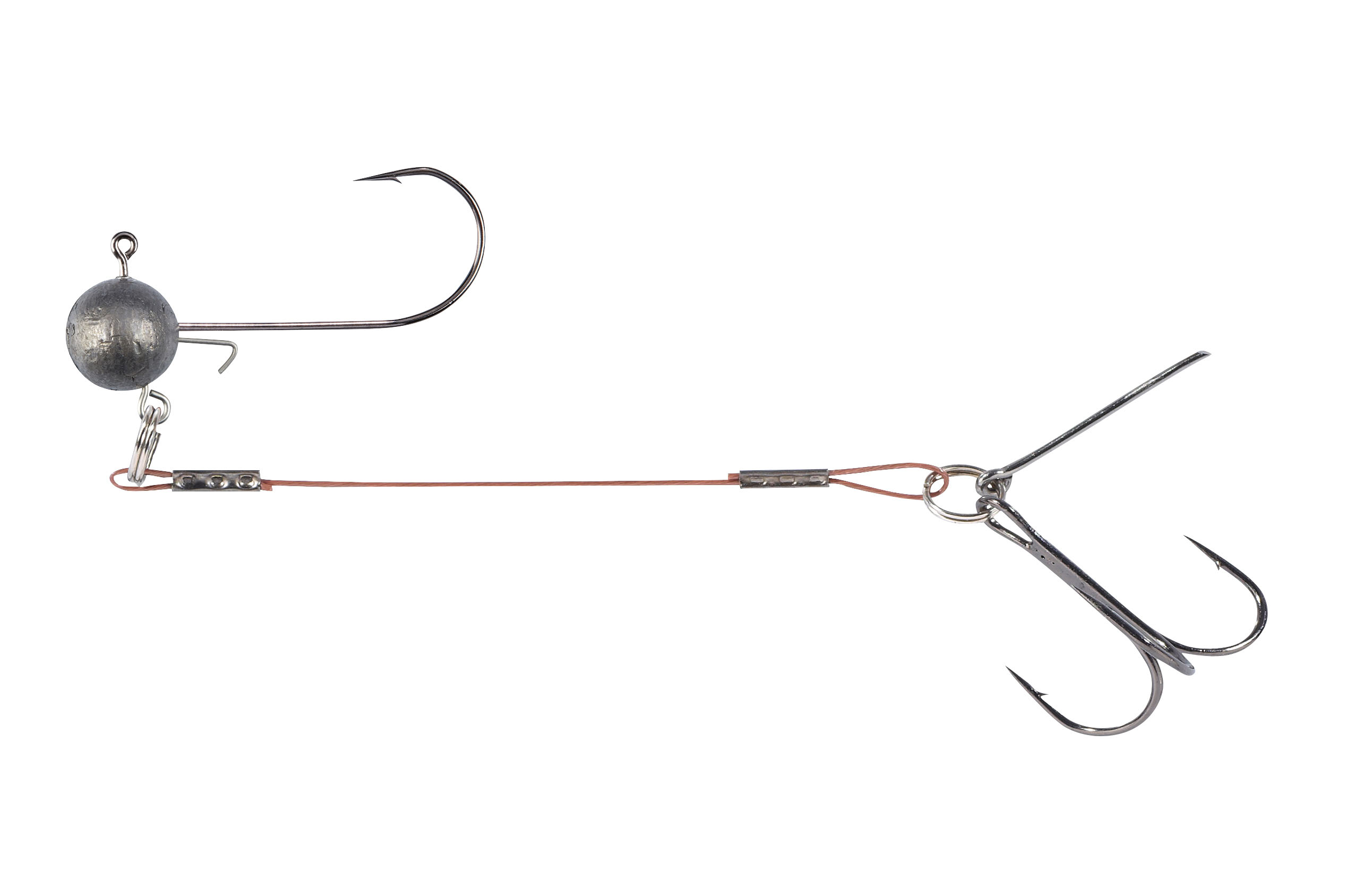 Shirasu Hecht-System mit Jighead 7,5cm 10g 7/0
