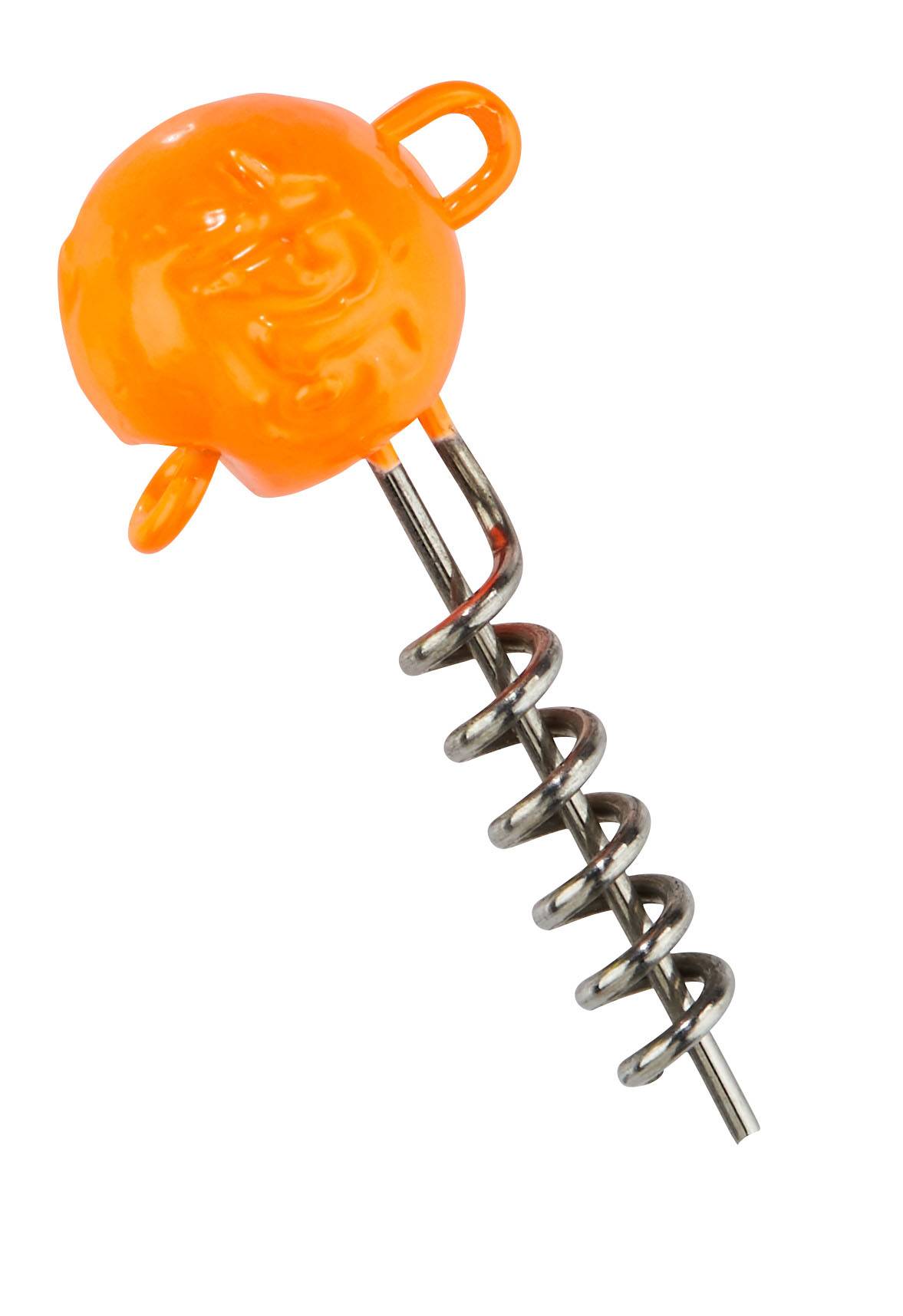 UV-aktive screw in Jigheads orange 20g