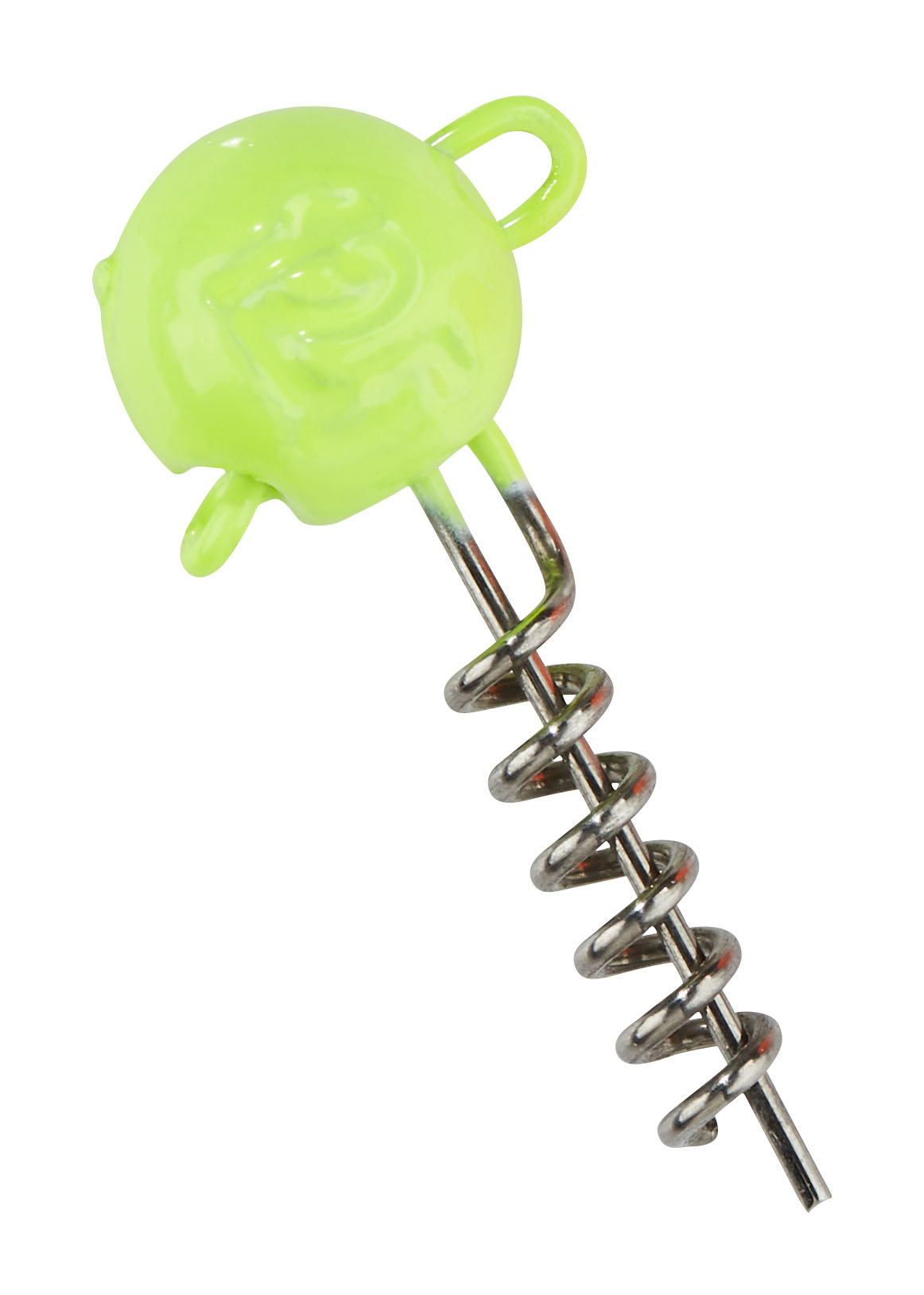 UV-aktive screw in Jigheads gelb 5g