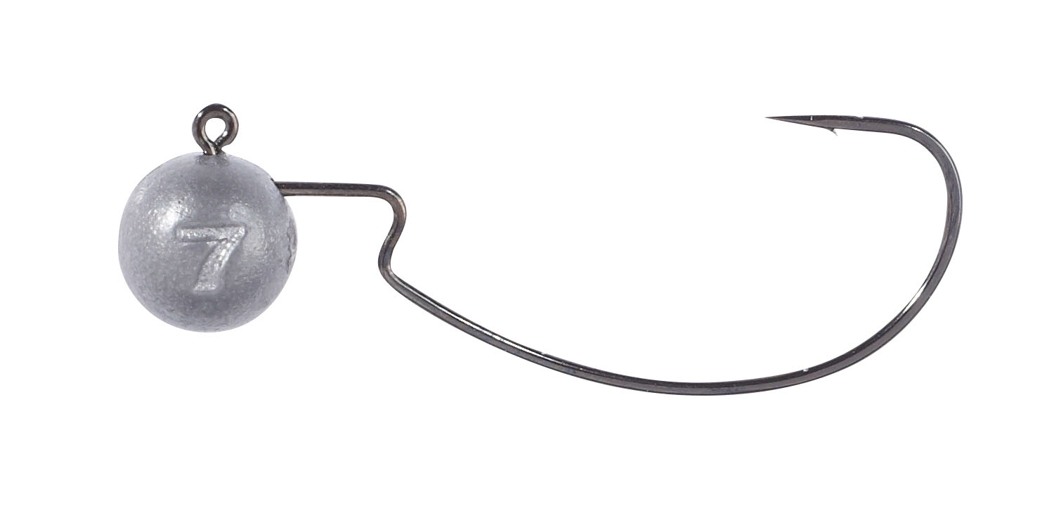 Shirasu Offset Haken mit Bleikopf 3g 1/0