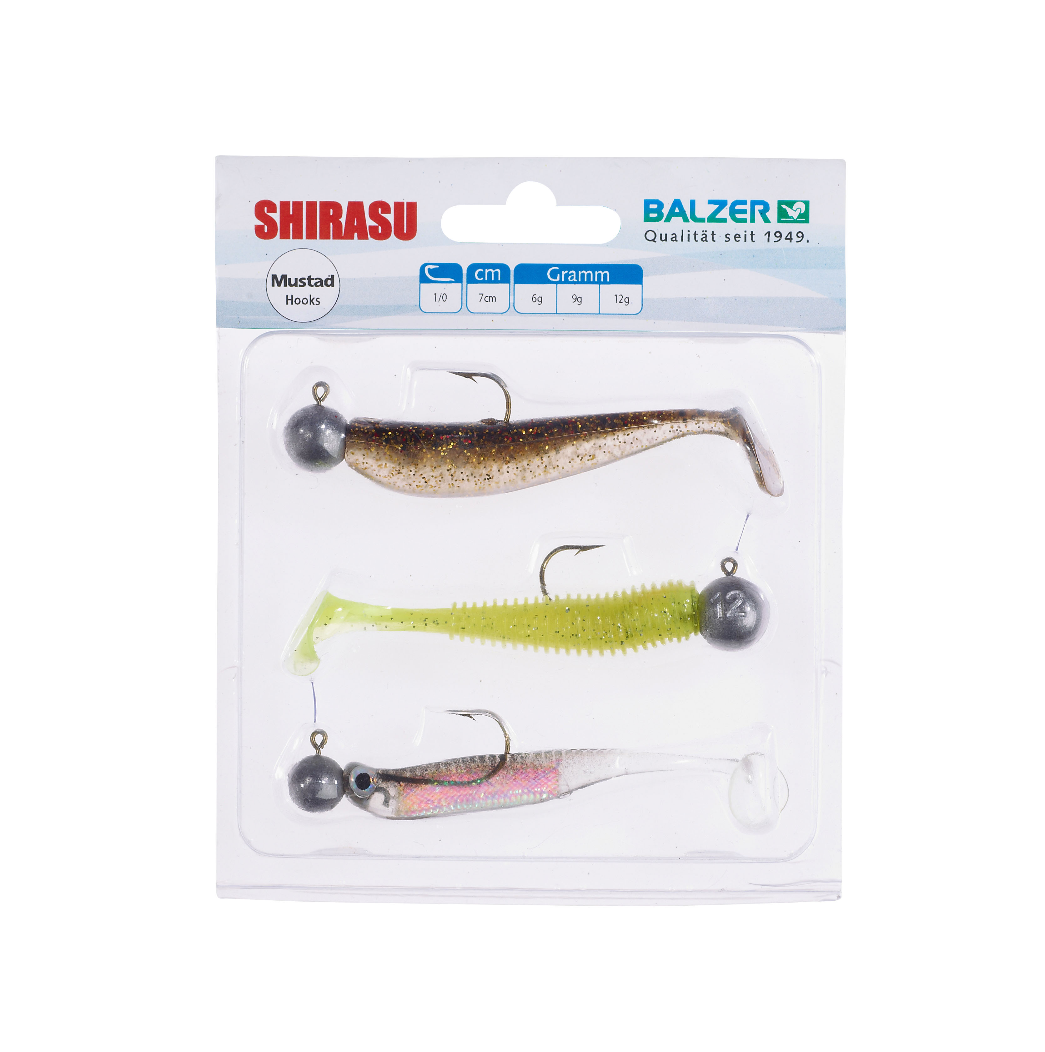 Shirasu gemischtes Set/Jighead 7cm