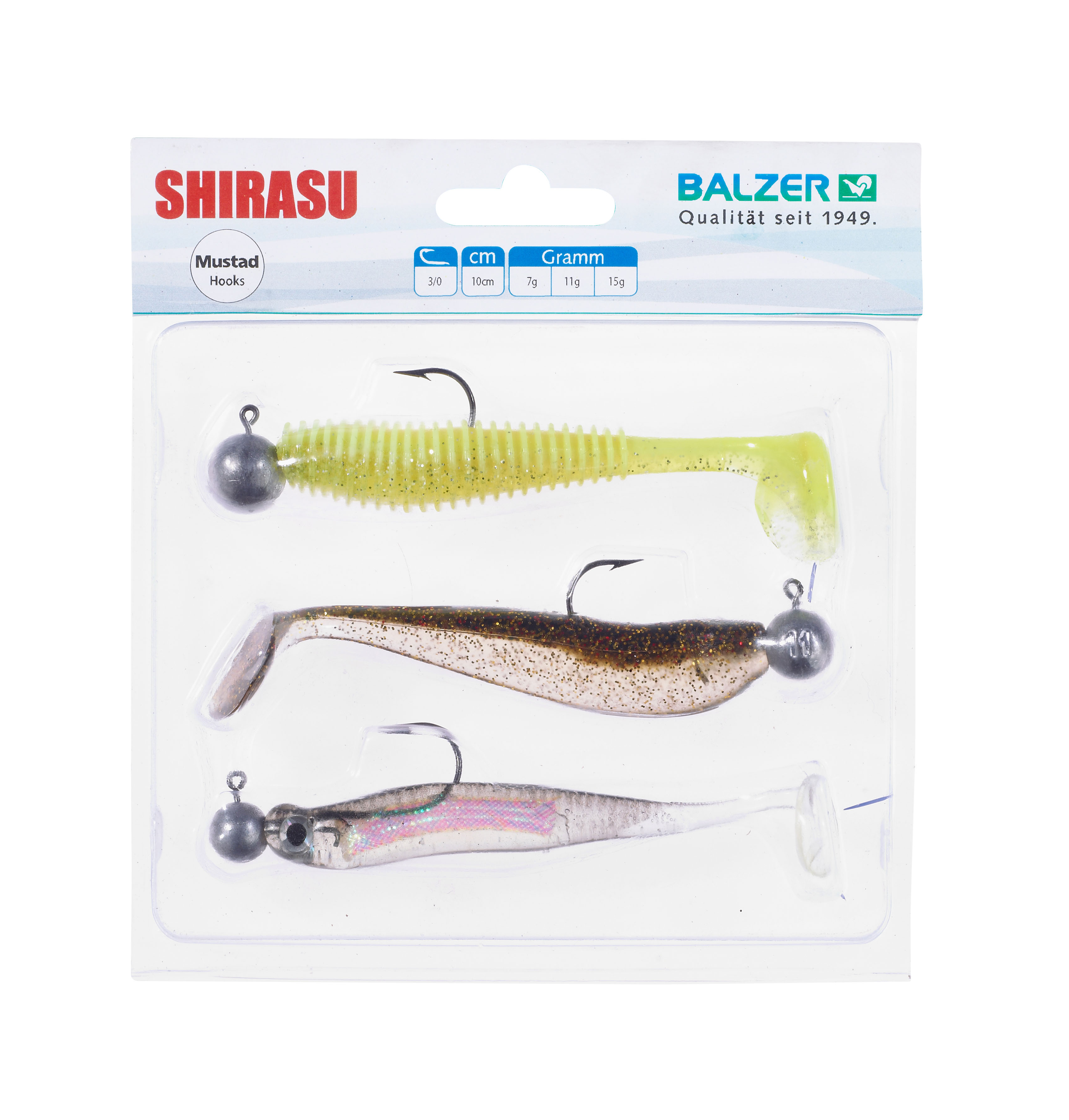 Shirasu gemischtes Set/Jighead 10cm
