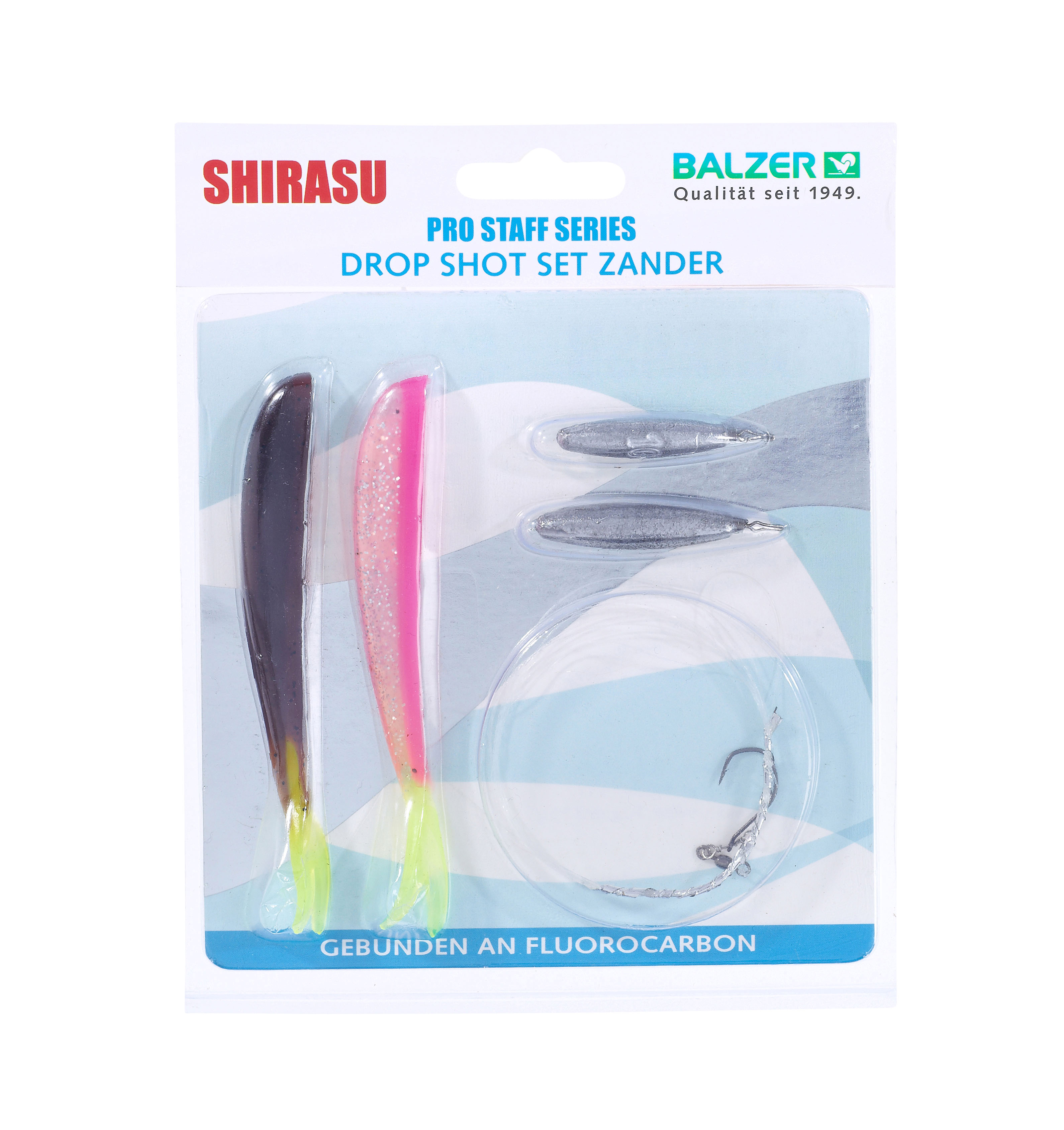 Shirasu Drop Shot Zander Set