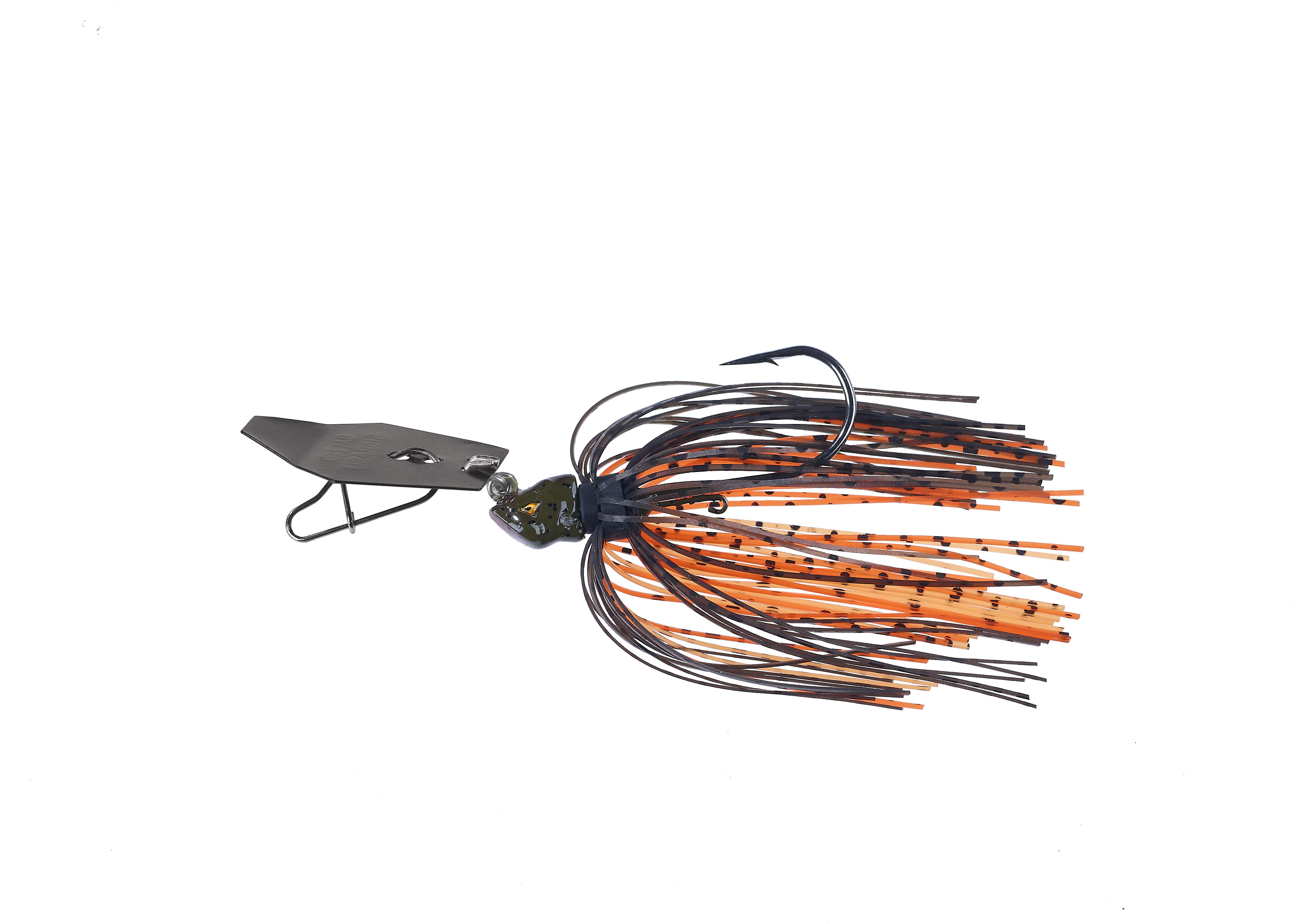 Shirasu Evil Chatter, #3/0, 7.5g Green Pumpkin Amber Red