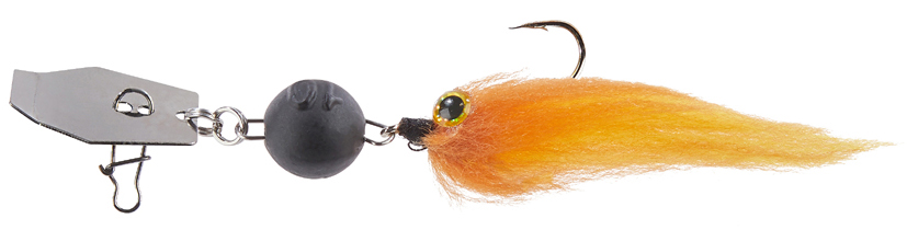 Streamer Cheburashka Chatter Lure Orange Tiger 10g