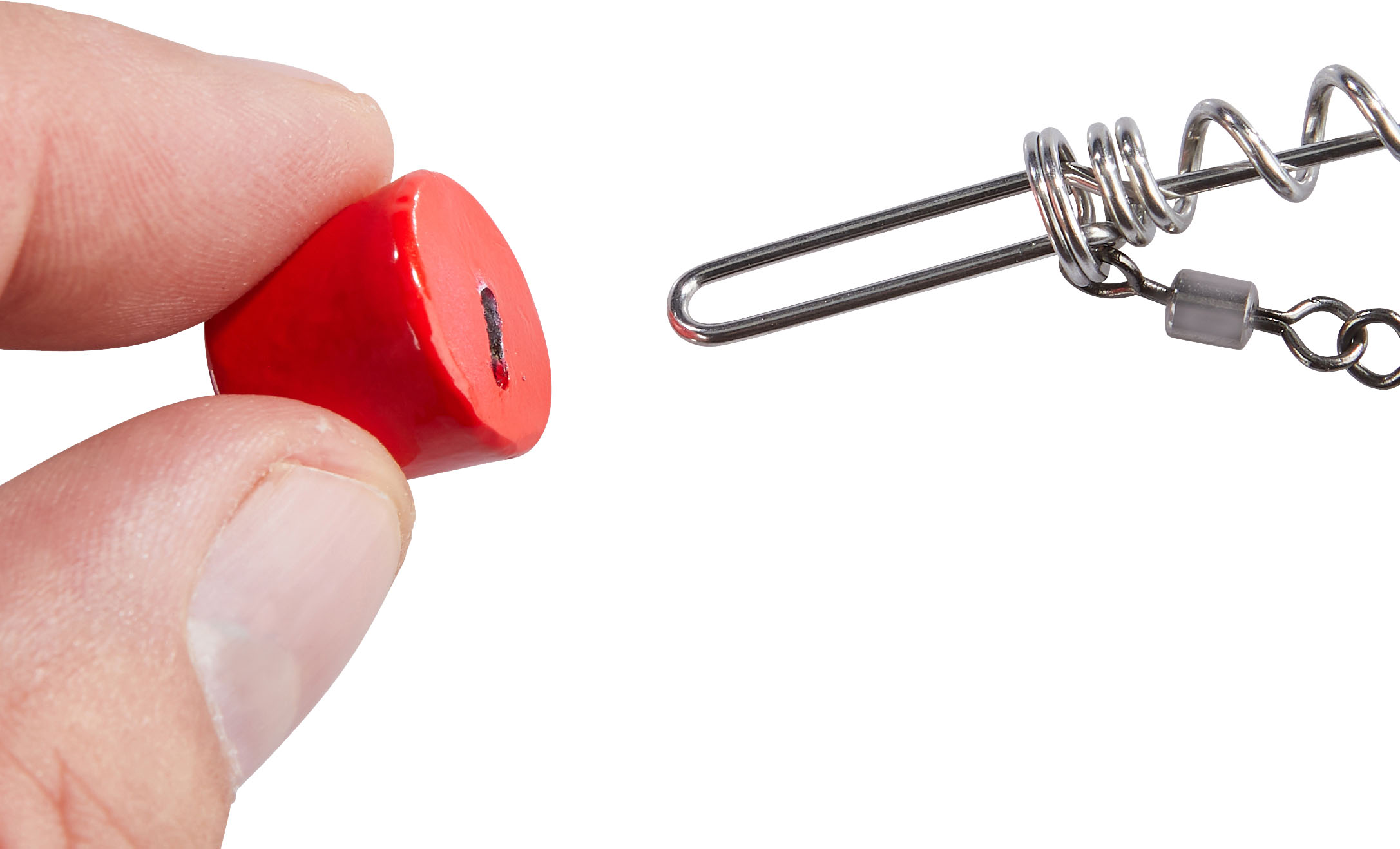 Anti Tangle Hecht System für Clip-On Wechselgewichte, 2 Drillinge #1