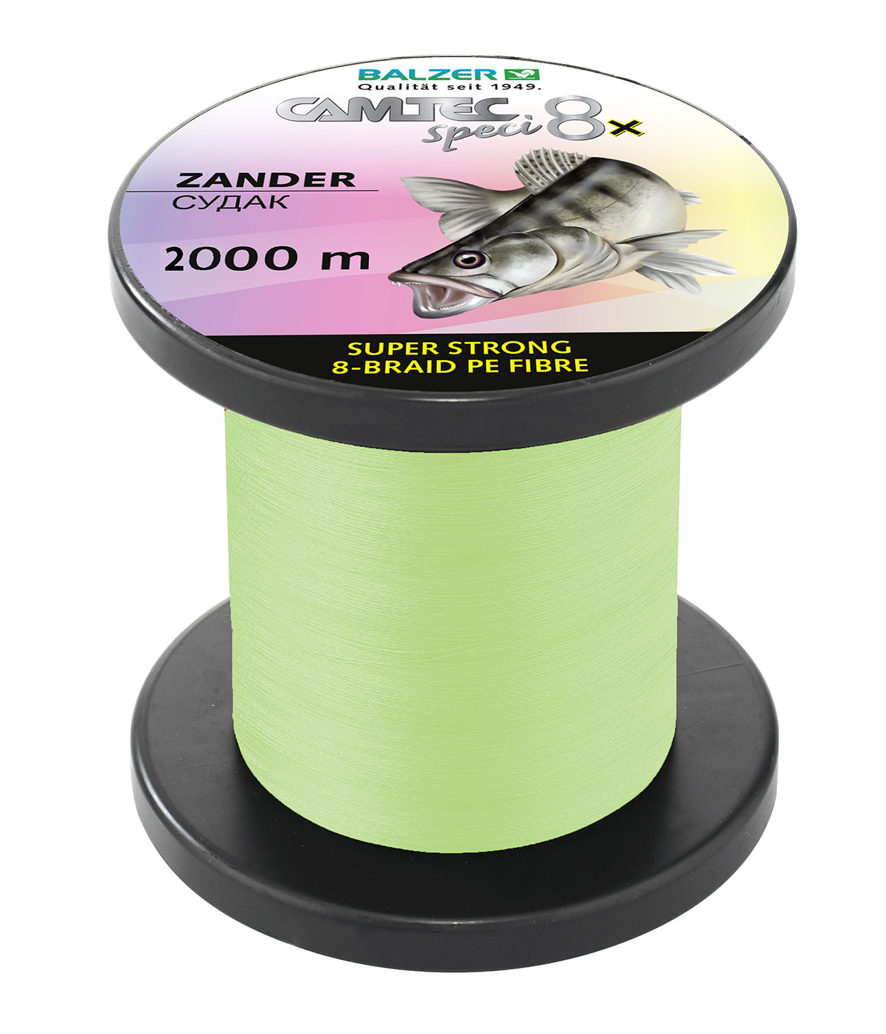 Camtec Speci 8x, Zander 0,14mm, 2000m, chartreuse