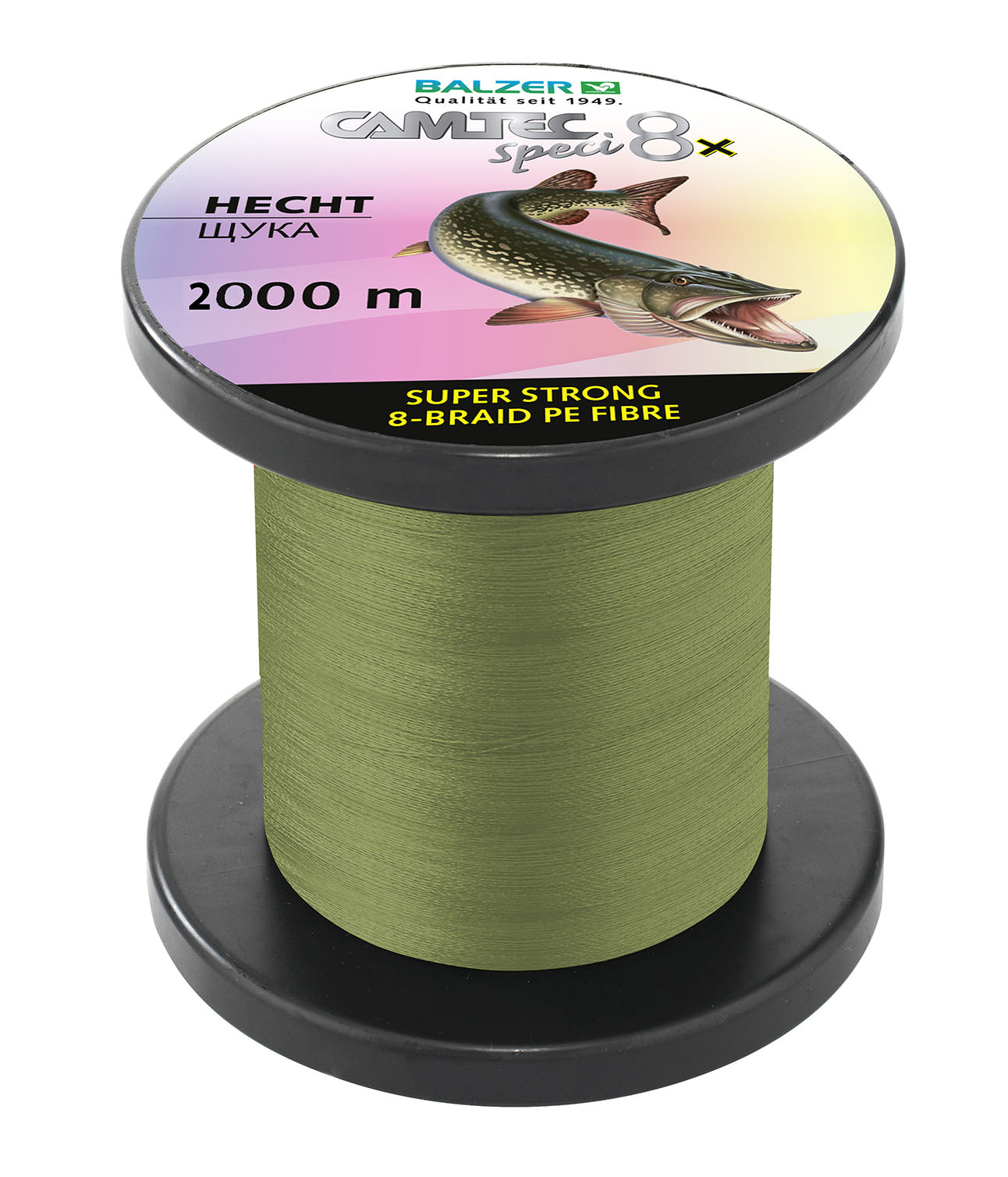 Camtec Speci 8x, Hecht 0,20mm, 2000m, dunkelgrün