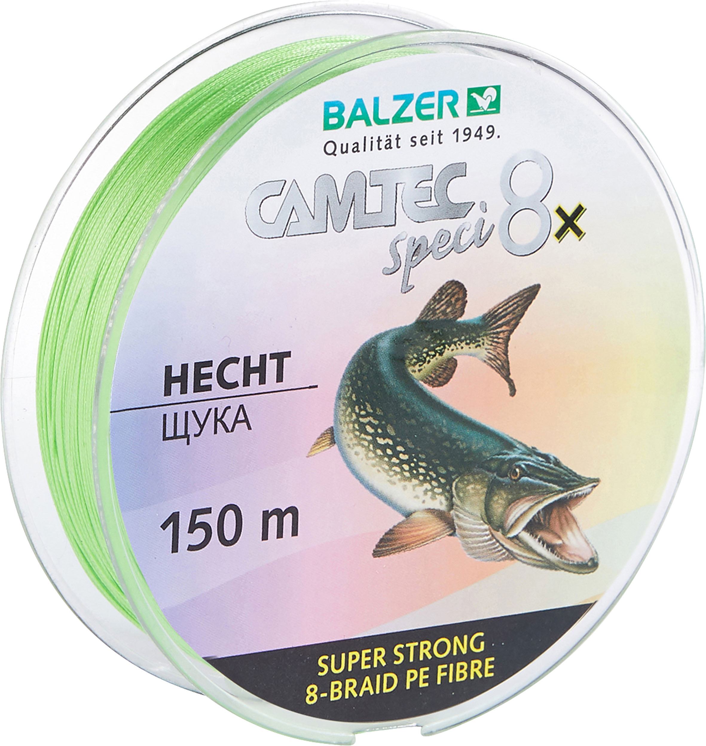 Camtec Speci 8x, Hecht 0,18mm, 150m, chartreuse