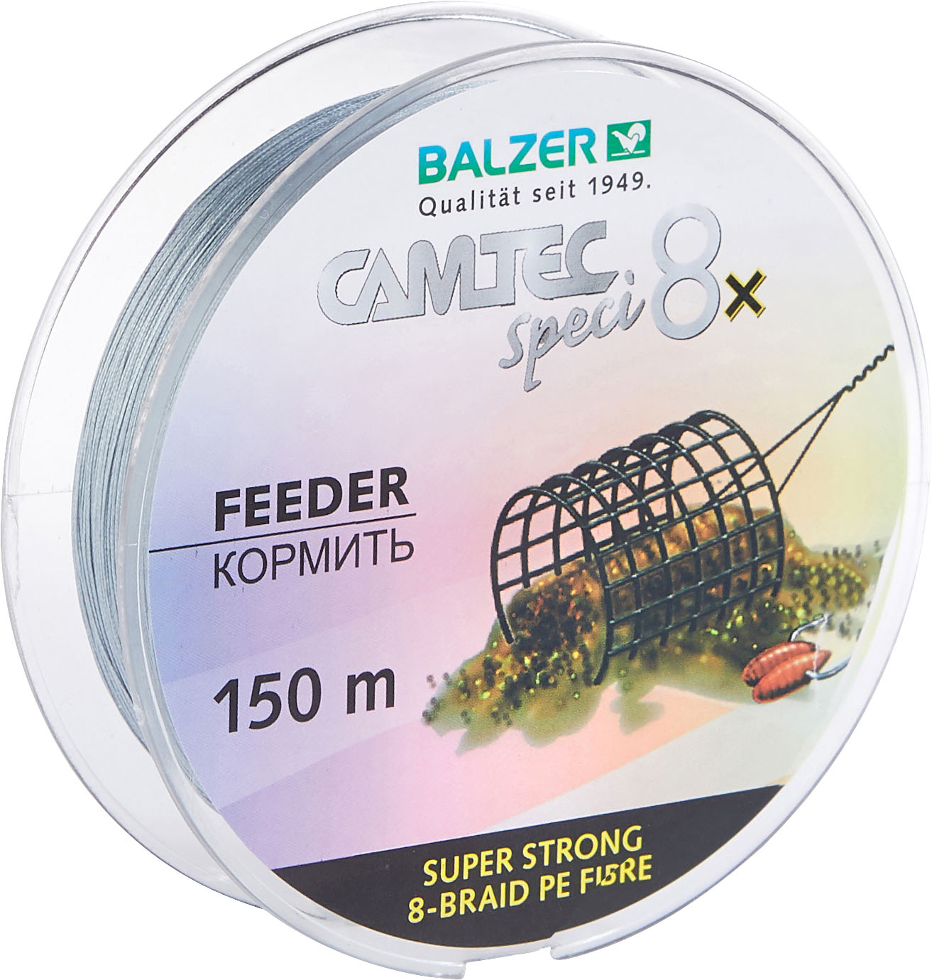 Camtec Speci 8x, Feeder 0,12mm, 150m, dunkelgrau