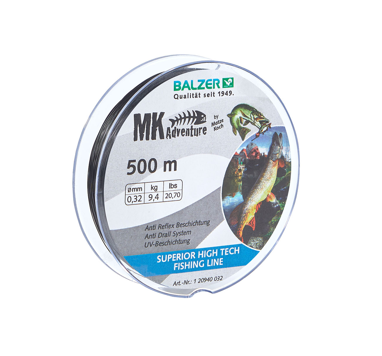 MK Adventure Deadbait Monofile Schnur 0,32mm