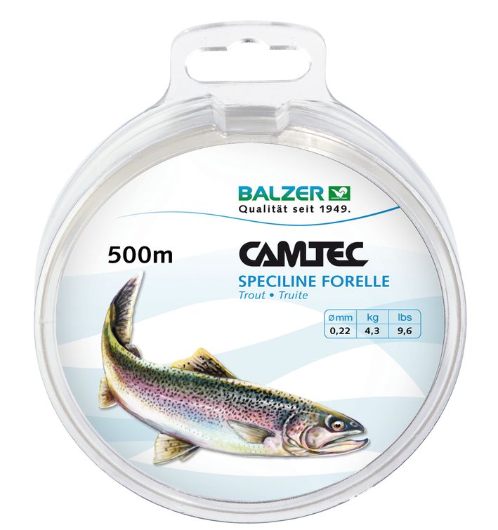 Camtec SpeciLine Forelle klar 500m 0,22mm