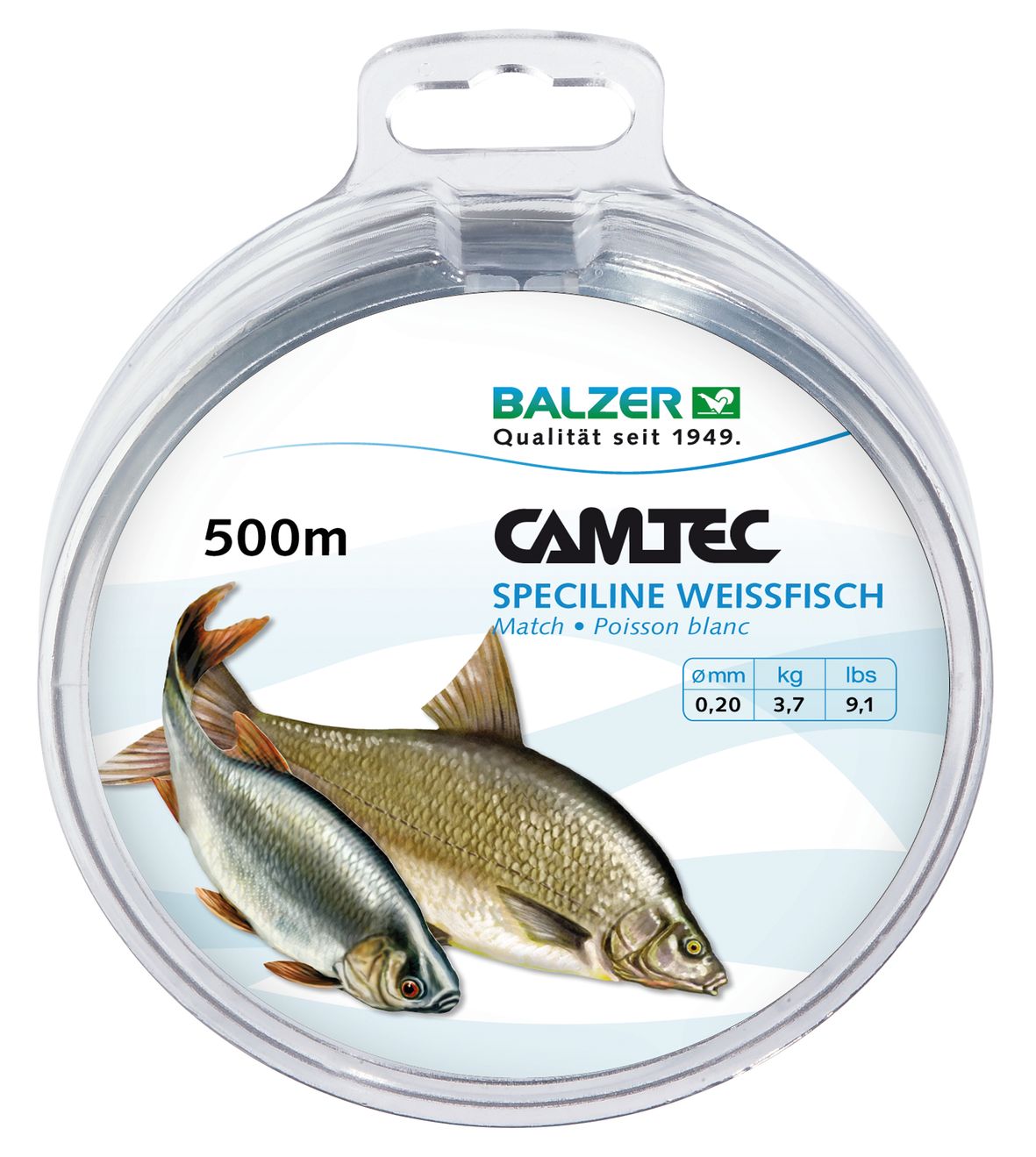 Camtec SpeciLine Match hellgrau 500m 0,16mm