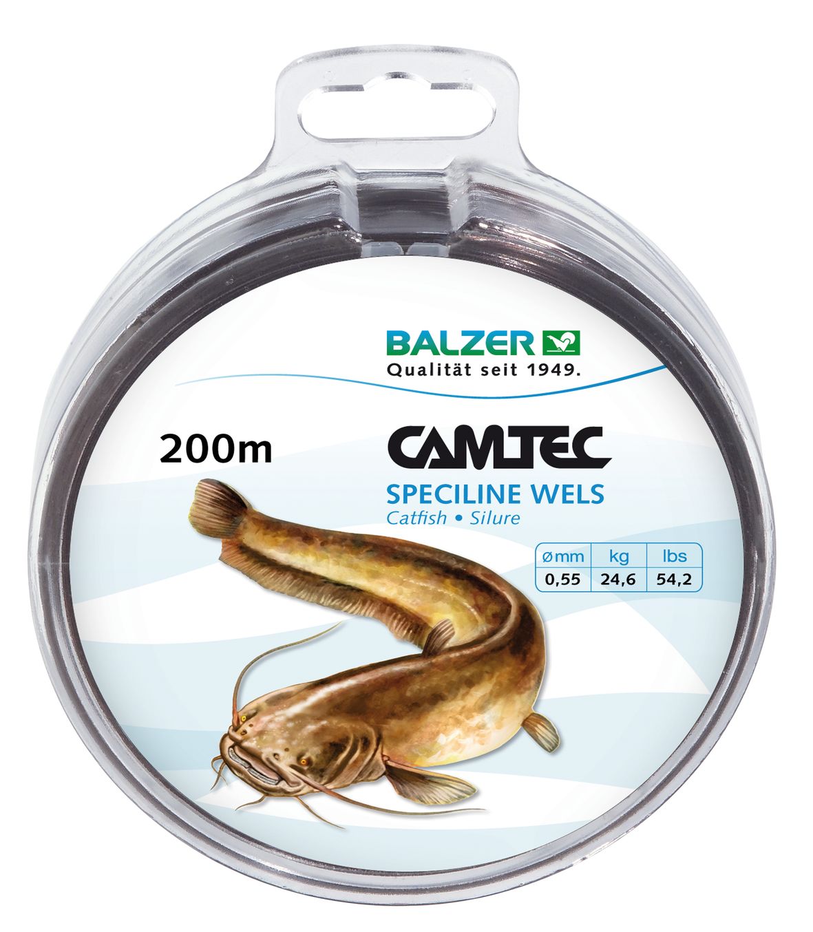 Camtec SpeciLine Wels braun 200m 0,65mm