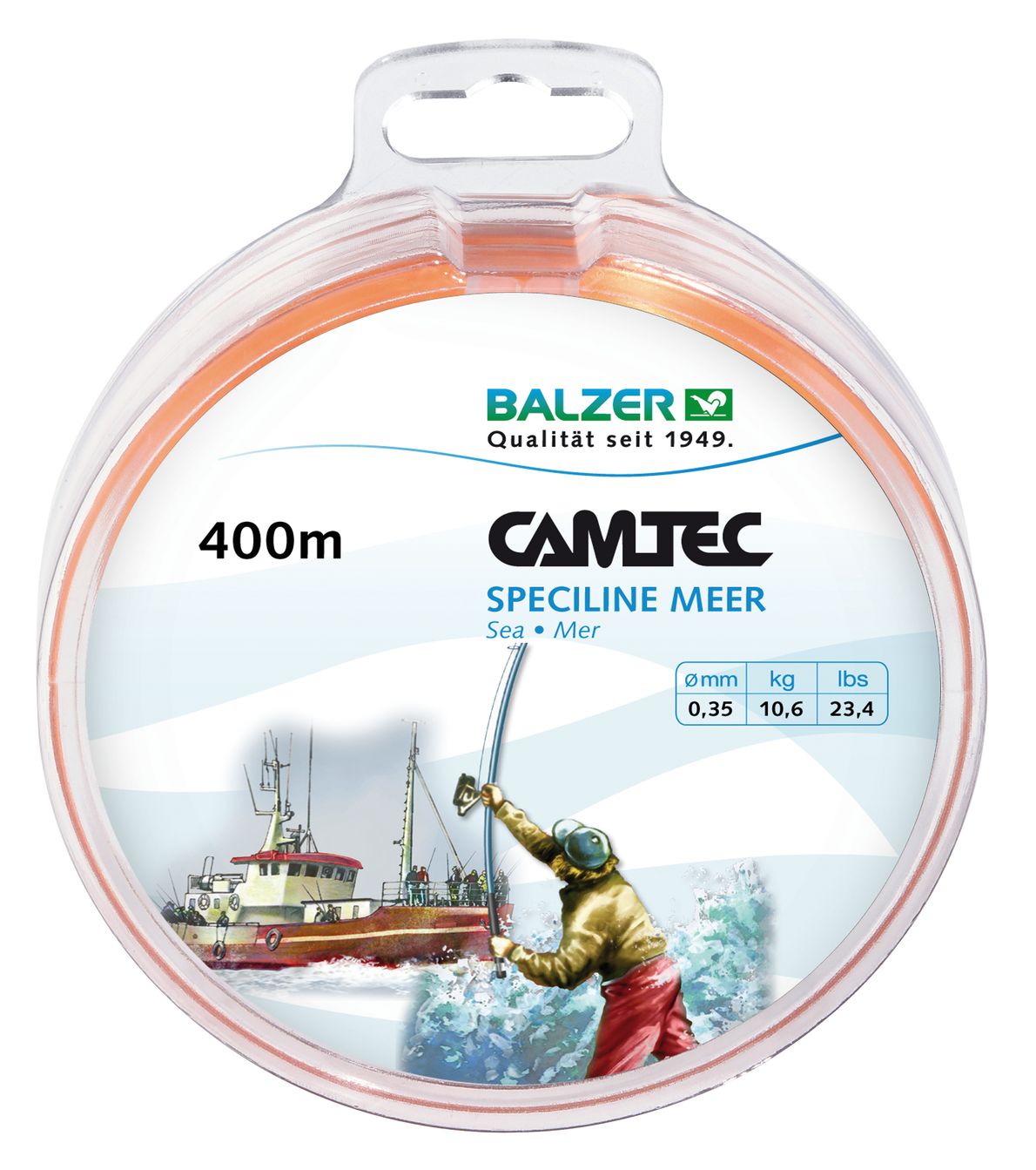 Camtec SpeciLine Meer fluo-orange 400m 0,35mm