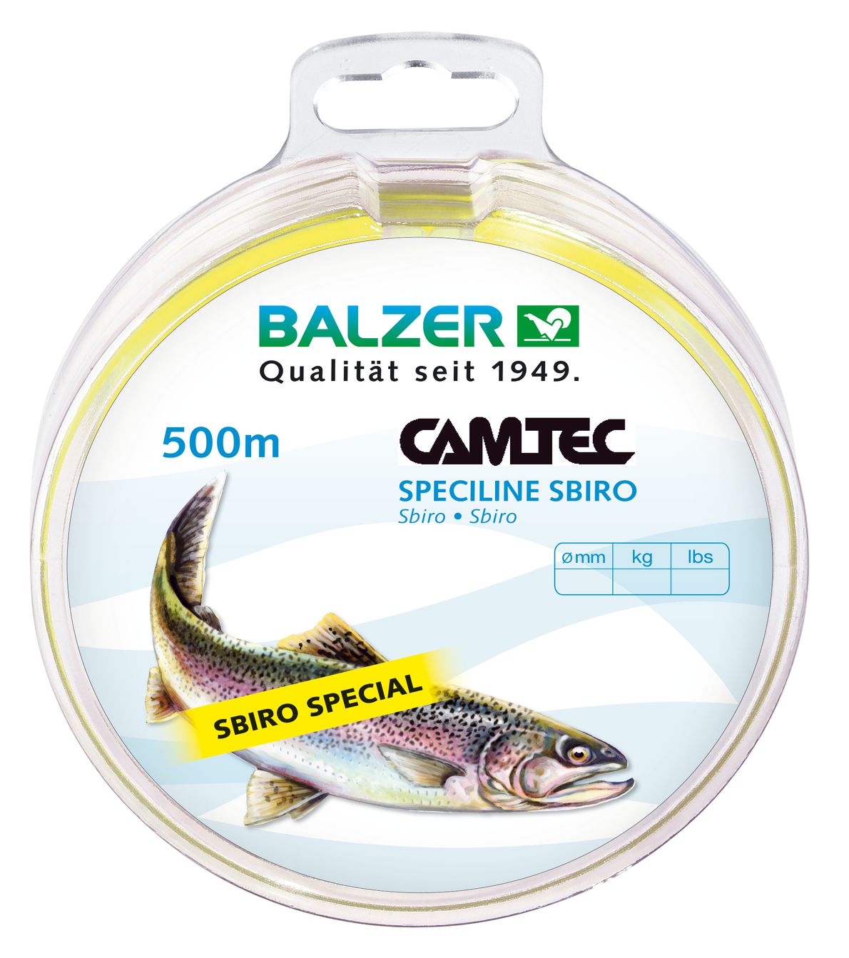 Camtec SpeciLine Sbiro fluo-gelb 500m 0,25mm