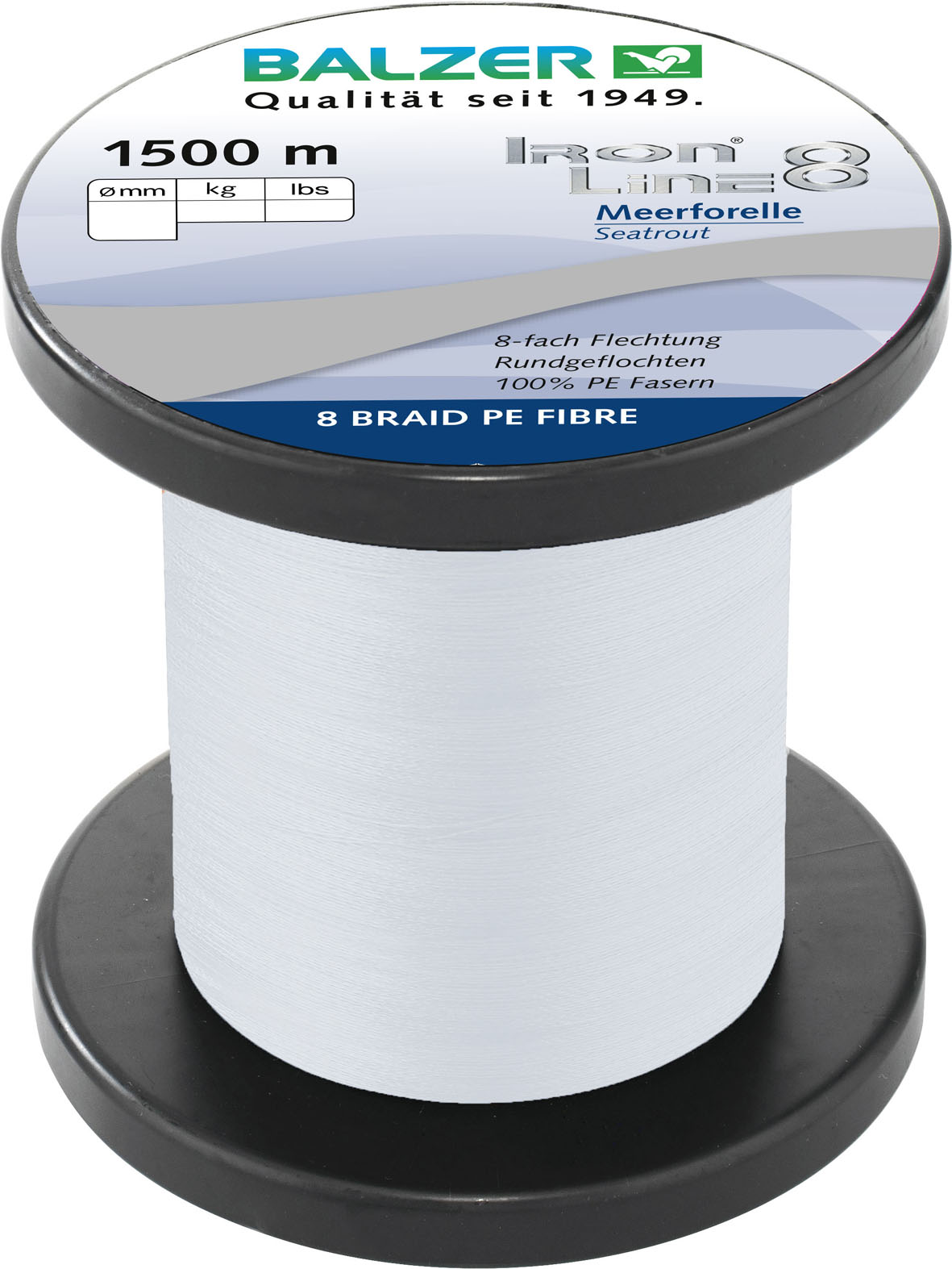 Iron Line 8x Seatrout, 0,12mm, 1500m