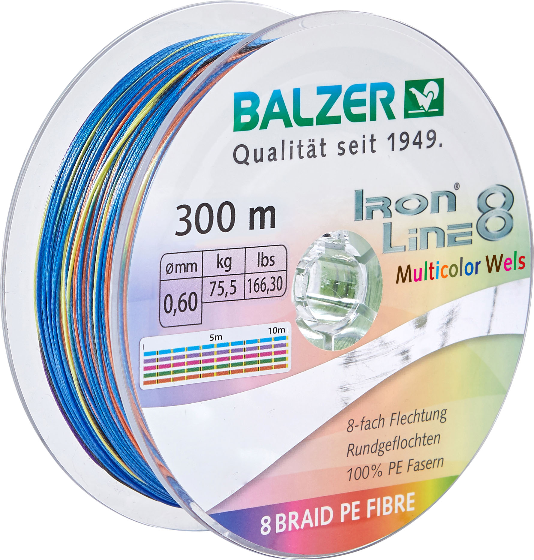 Iron Line 8 Multicolor Wels 0,60mm, 300m