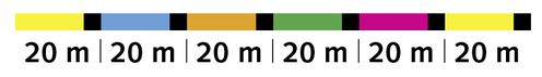 Iron Line 8 Surf Multicolor 1500m 0,12mm