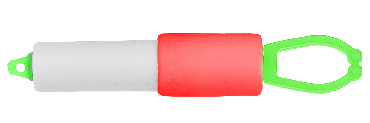 Einhänge-Bissanzeiger weiß-rot