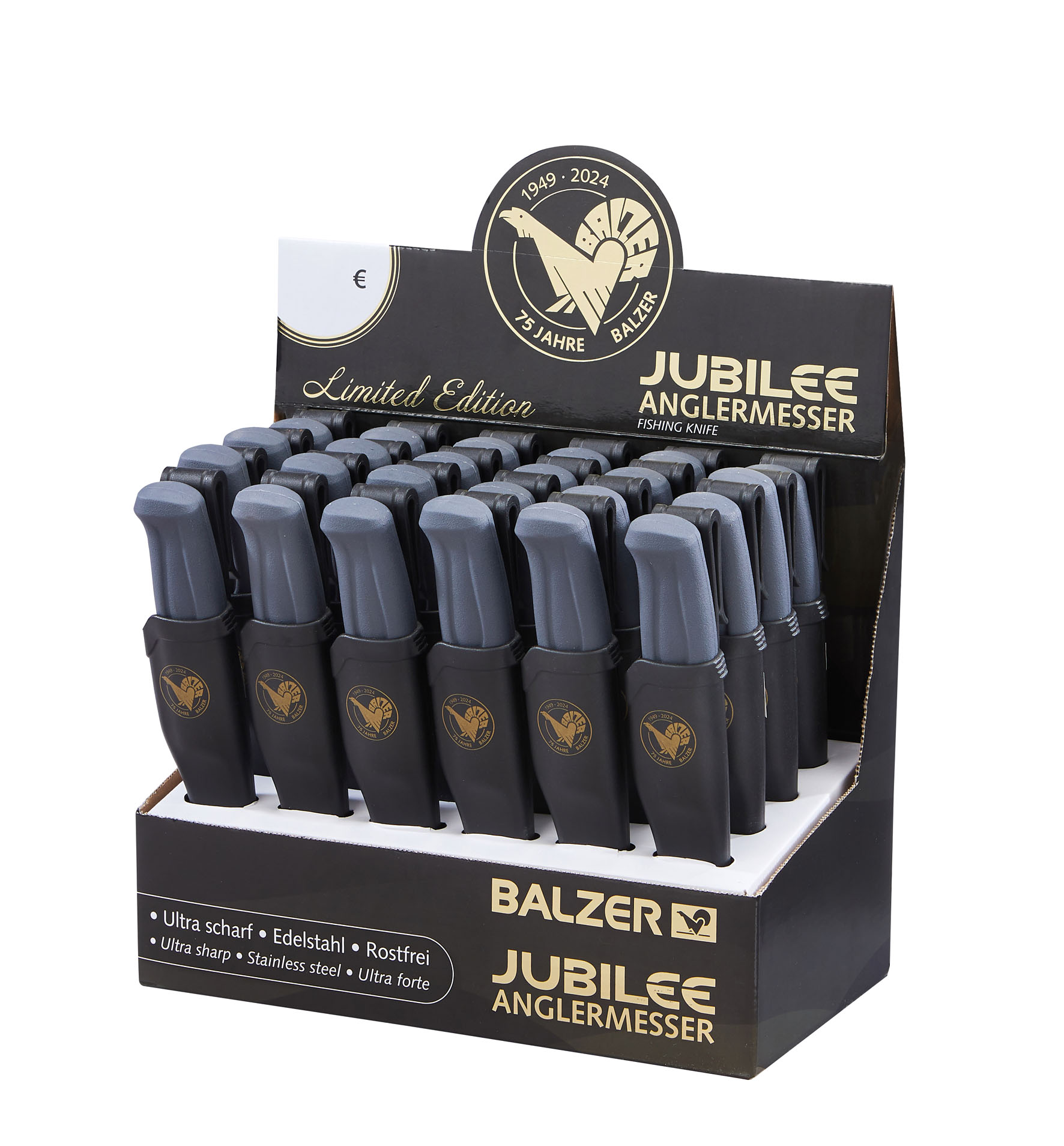 Jubilee Messer Display, 24 Stück