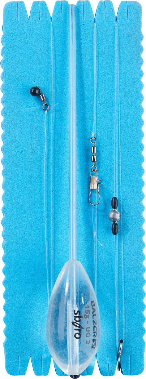 Sbirolino-System, 15g, 0,25mm, 0,22mm, #8