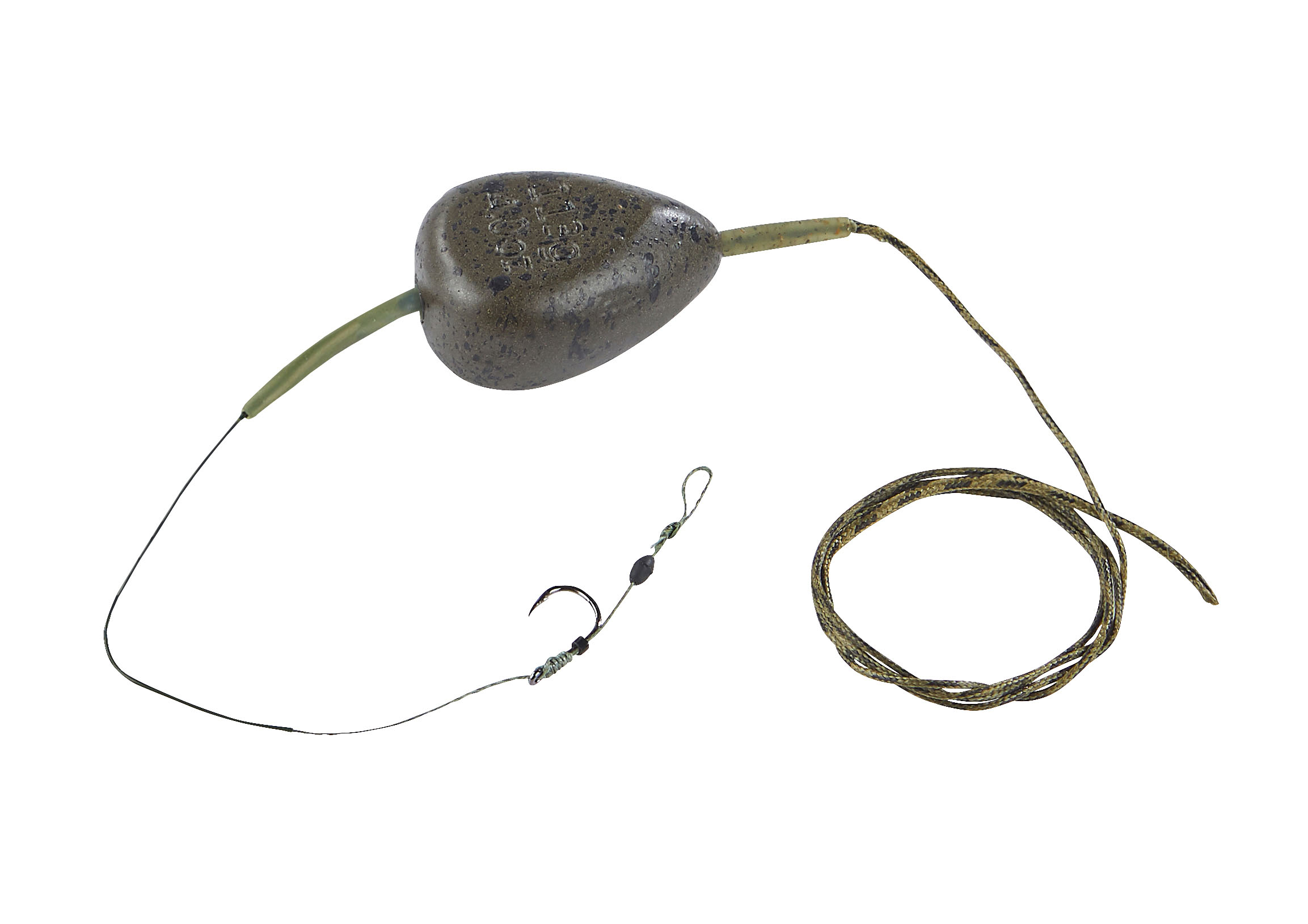 MK Inliner Ready to fish Rig, #6, mit 4oz Blei