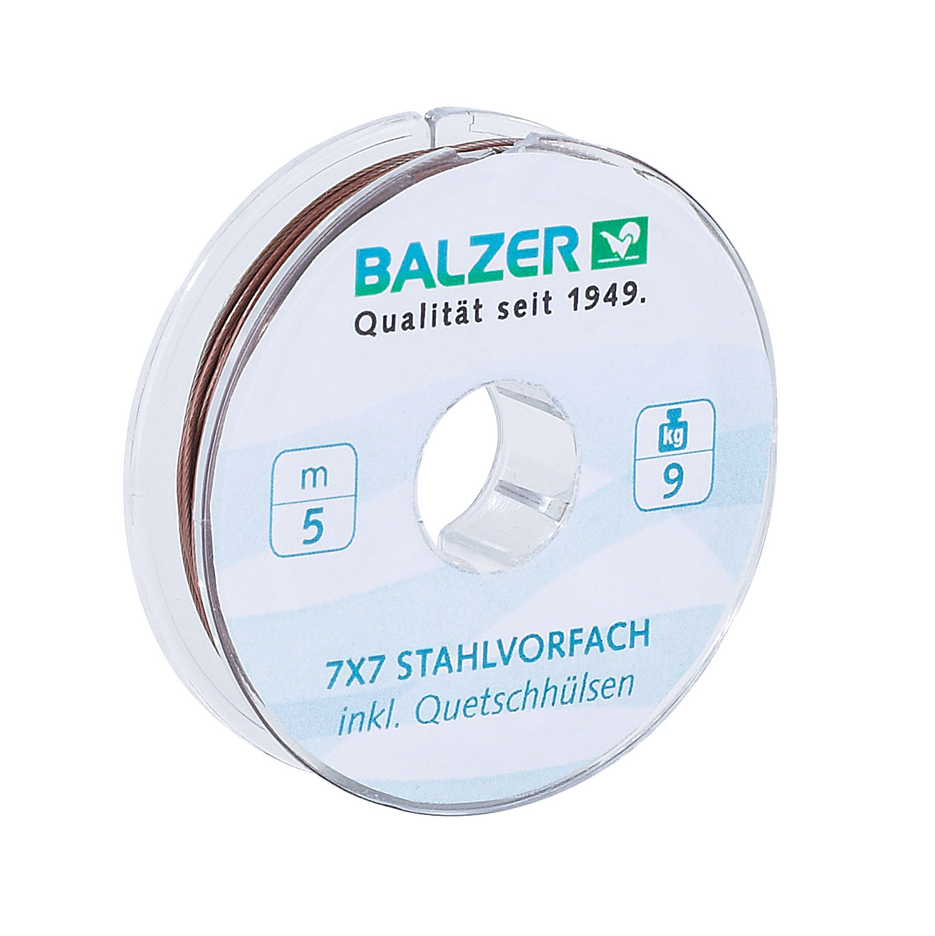 7x7 Niroflex Spule unbeschichtet 13kg