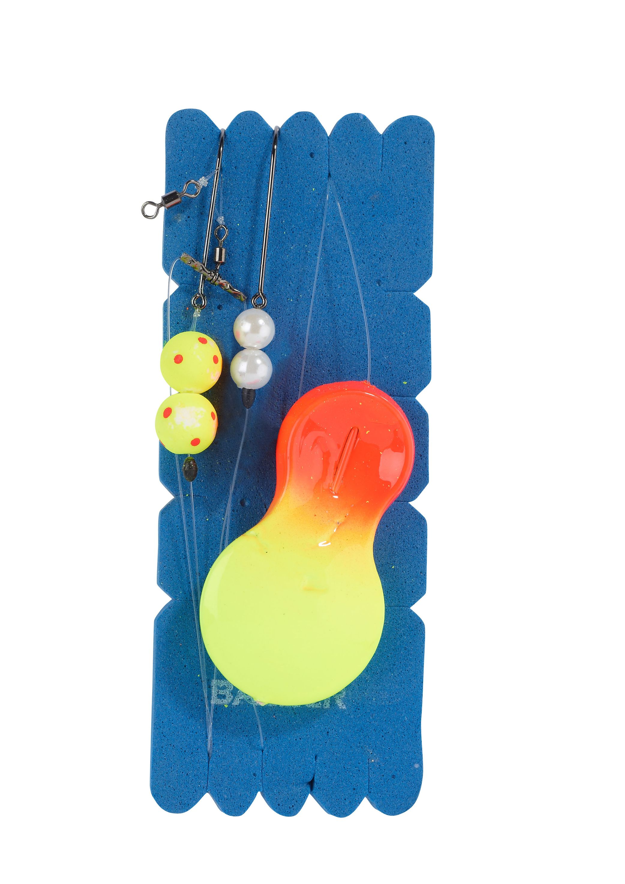 Edition Sea Inliner Plattfisch-Blinker System orange-gelb Punkte 80cm 0,40/0,35mm 100g