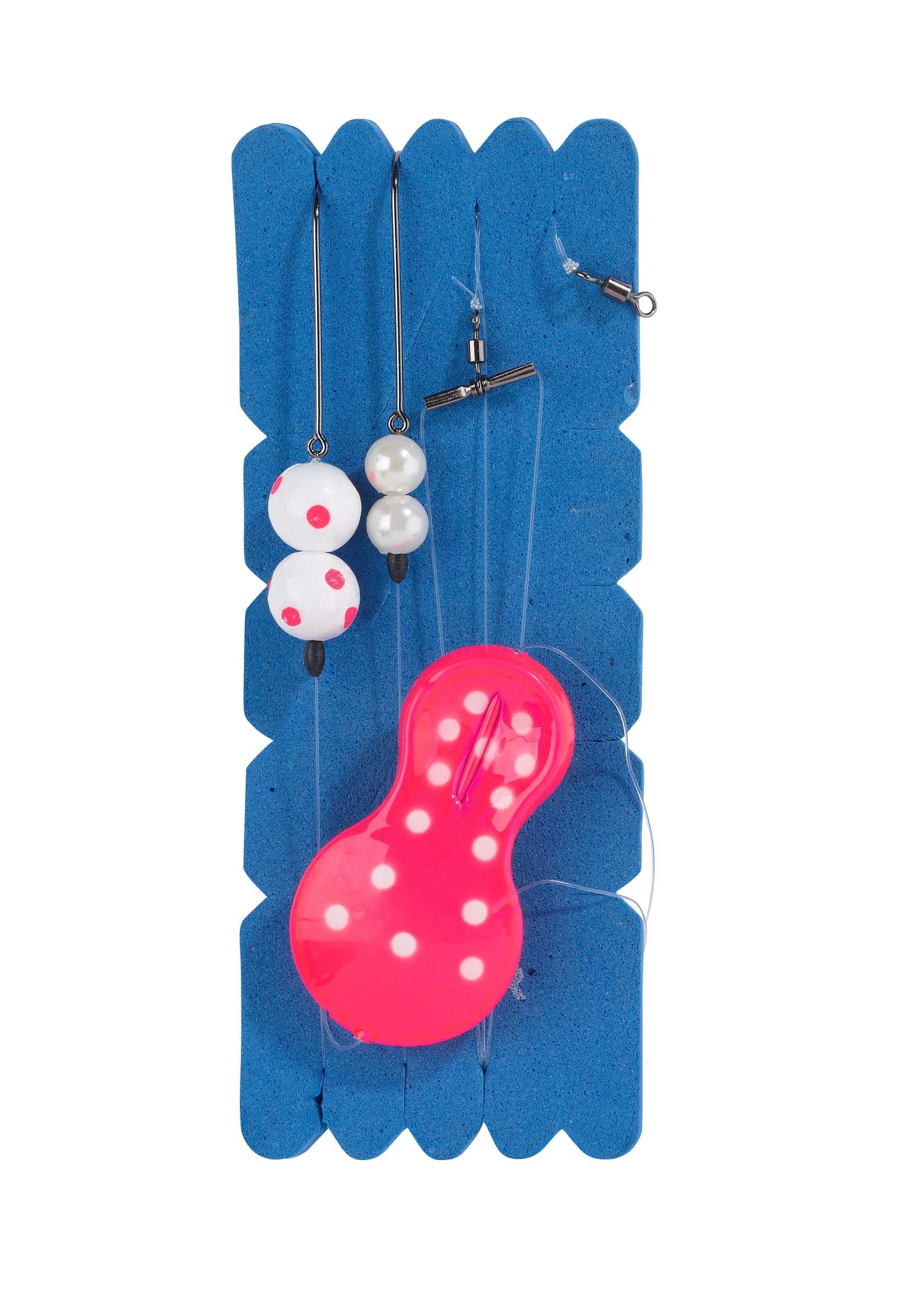 Edition Sea Inliner Plattfisch-Blinker System pink/weiße Punkte 80cm 0,40/0,35mm 40g