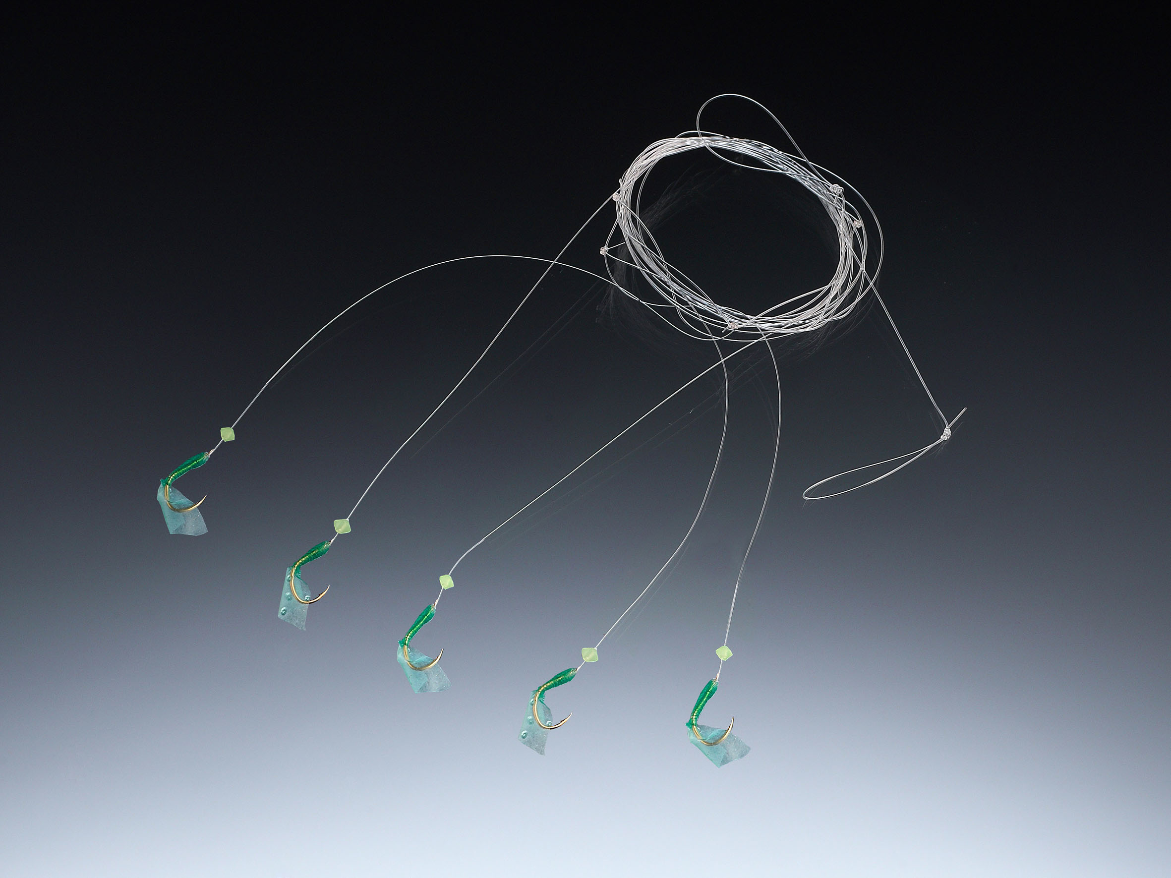 Edition Sea Hering Heringssystem Circlehaken fluo 0,40/0,30mm 75cm 2x