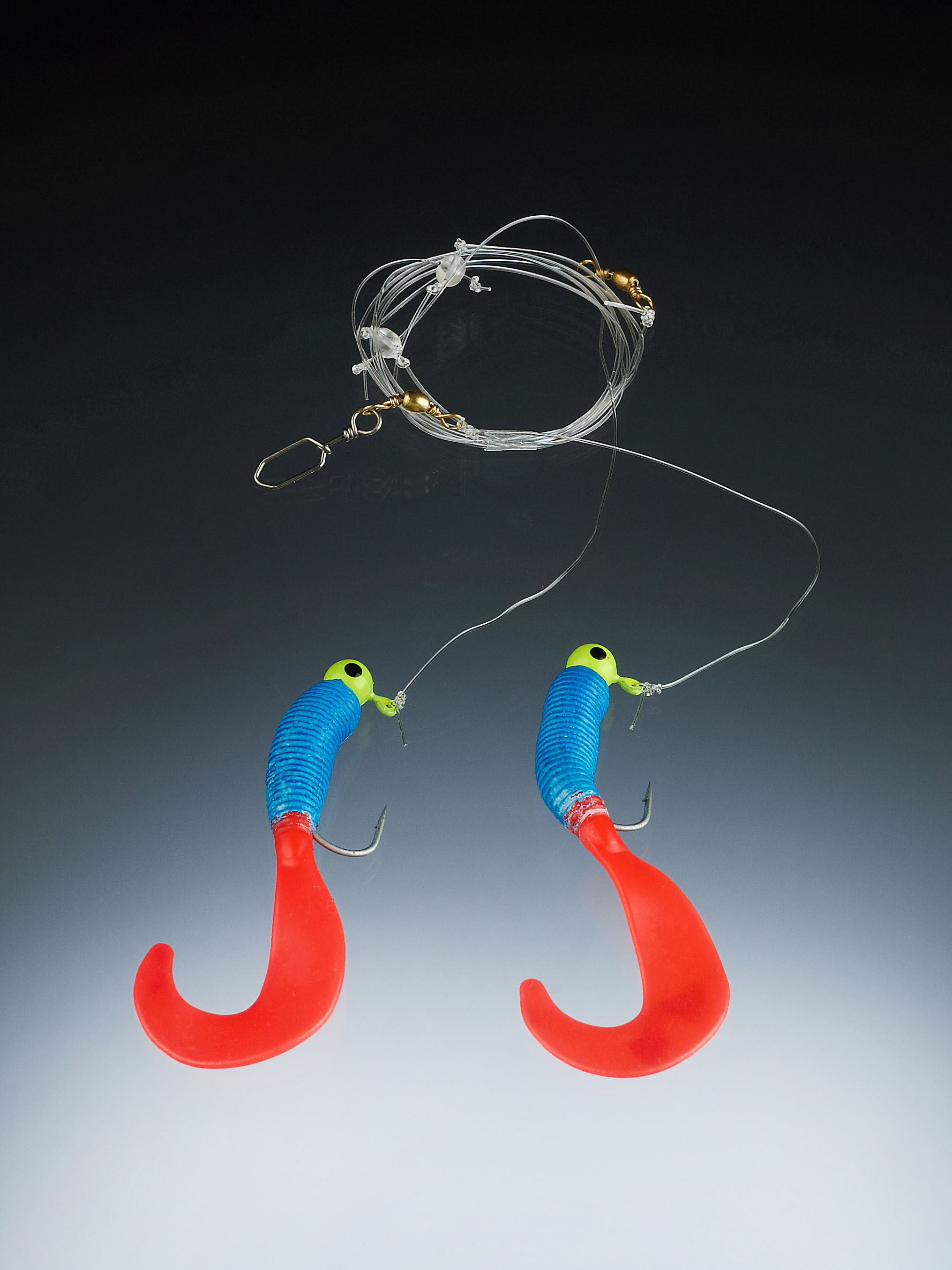 Edition Sea Pilk Pilksystem blau/japanrot 0,60/0,45mm 100cm 2x