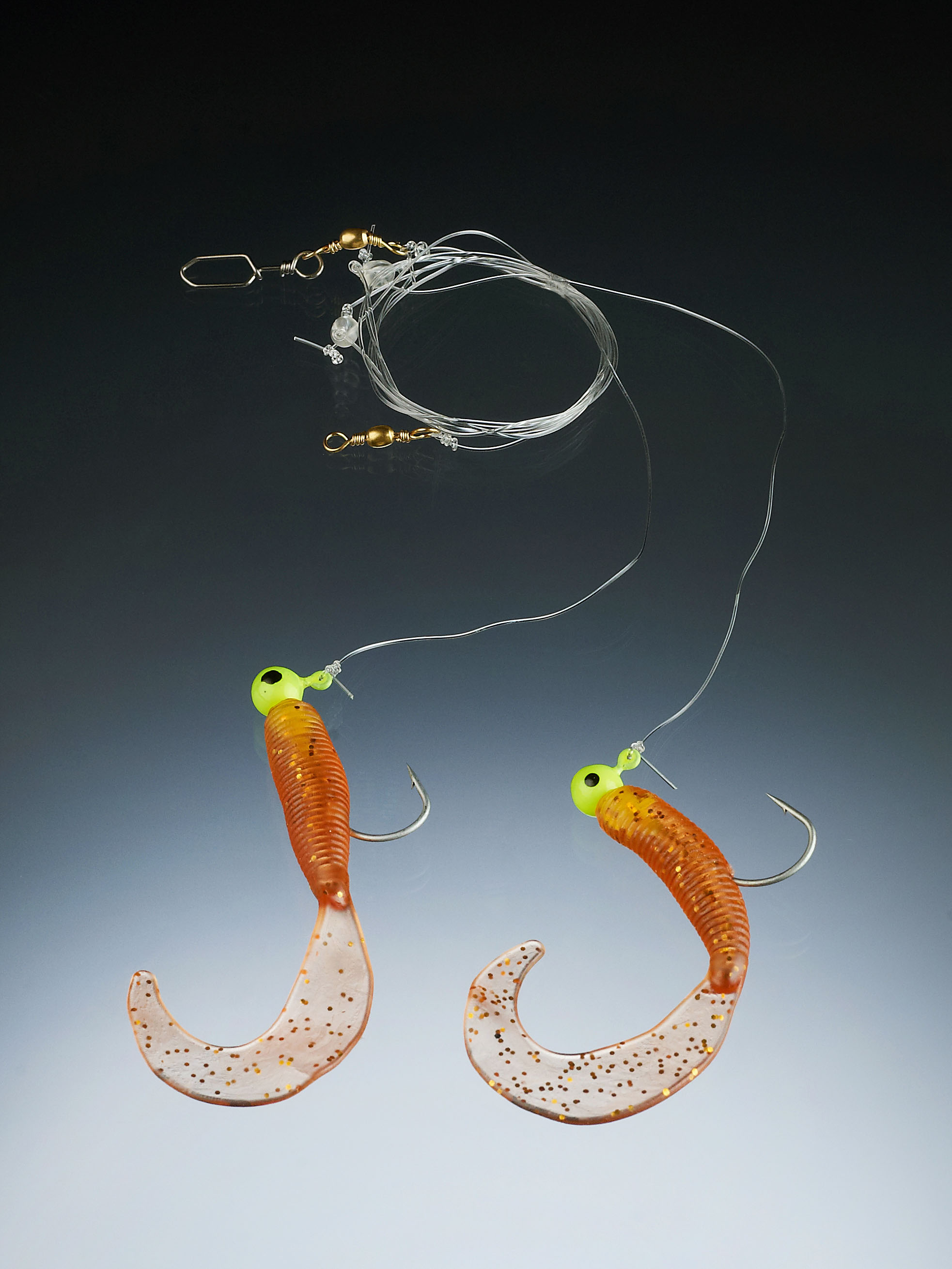 Edition Sea Pilk Pilksystem braun-Glitter 0,60/0,45mm 100cm 2x
