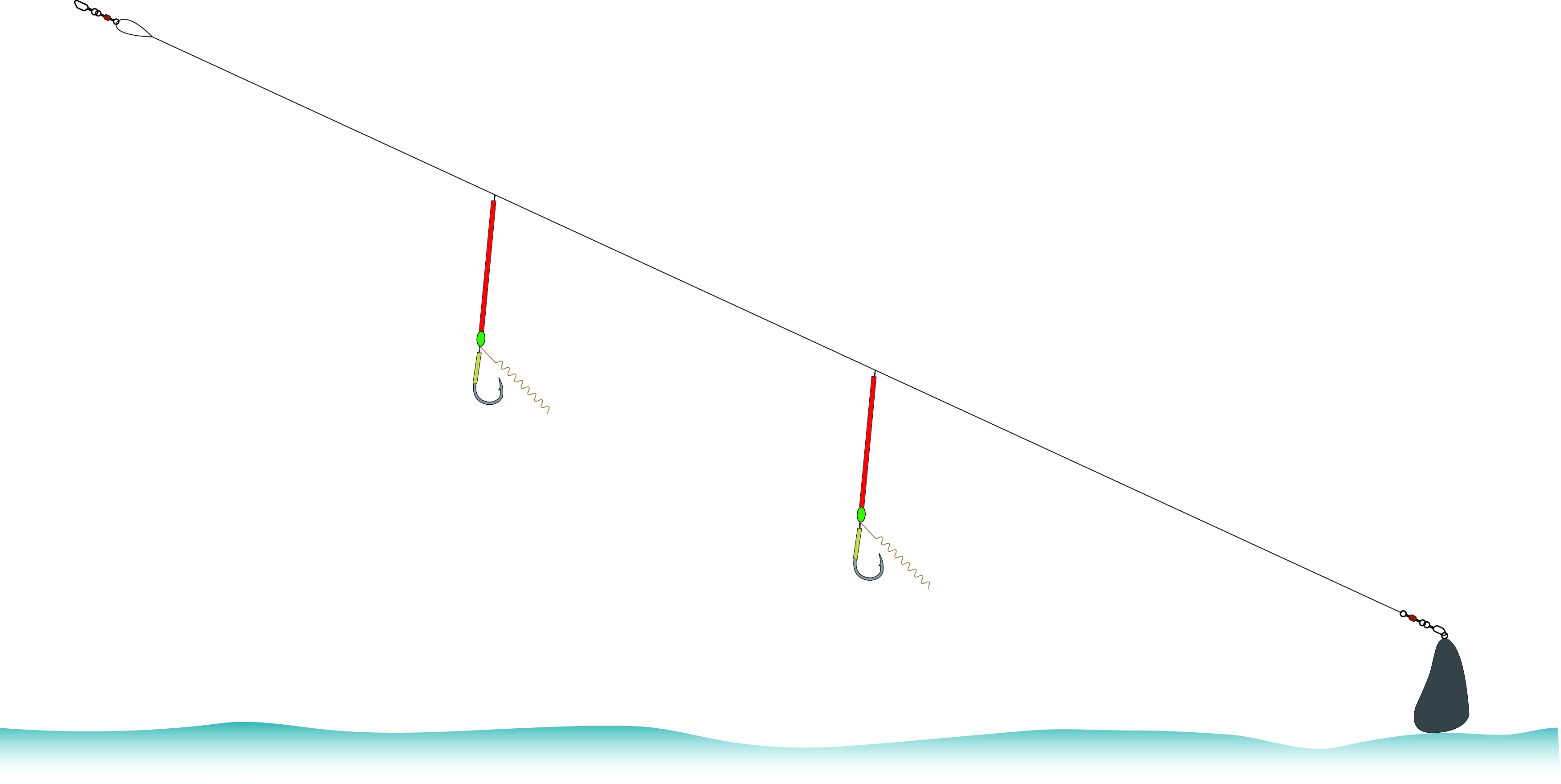 71° North Spezi Seewolf System 150cm 0,90mm 2x6/0