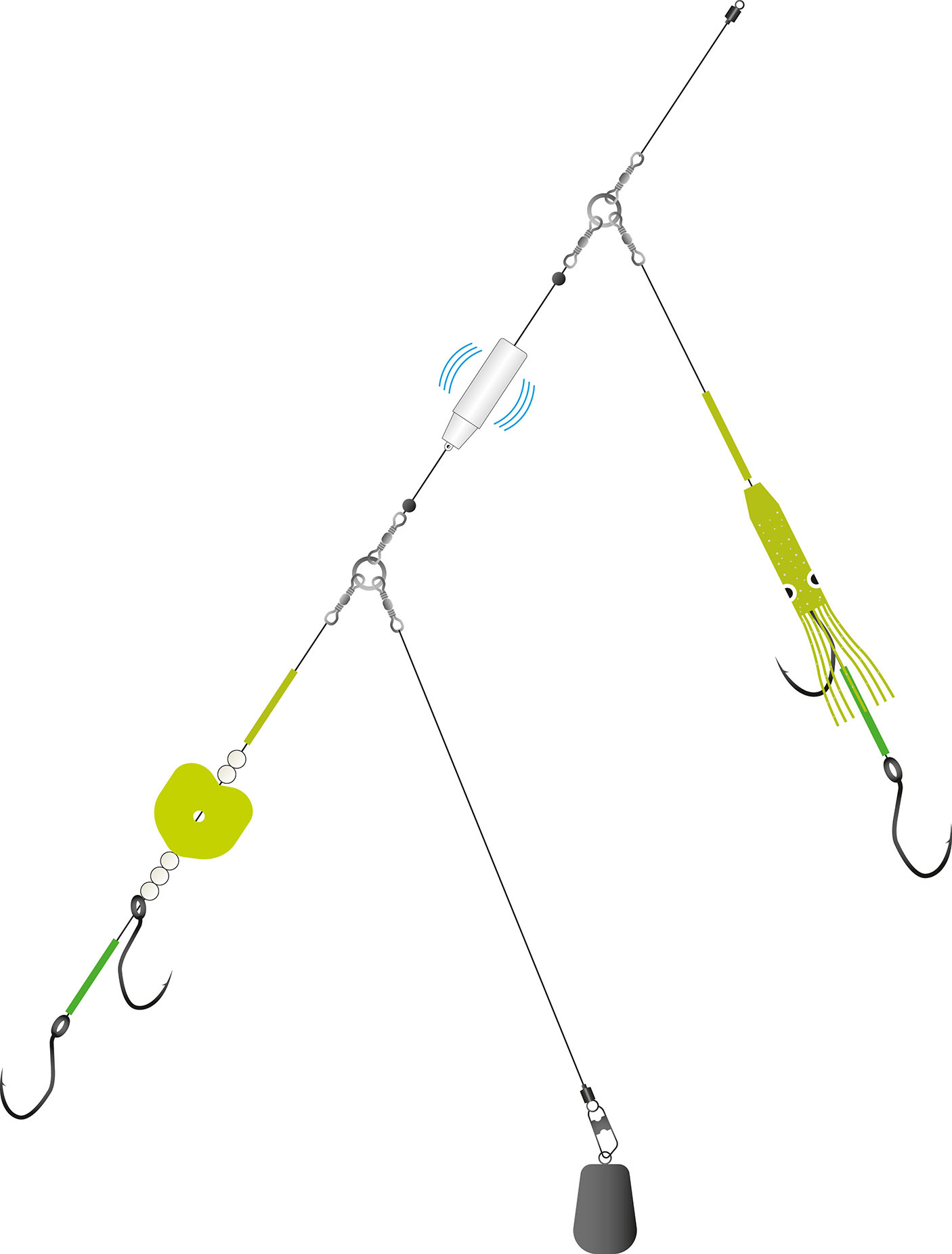 Rainer Korn Valhall Seehecht Rig II, 6/0