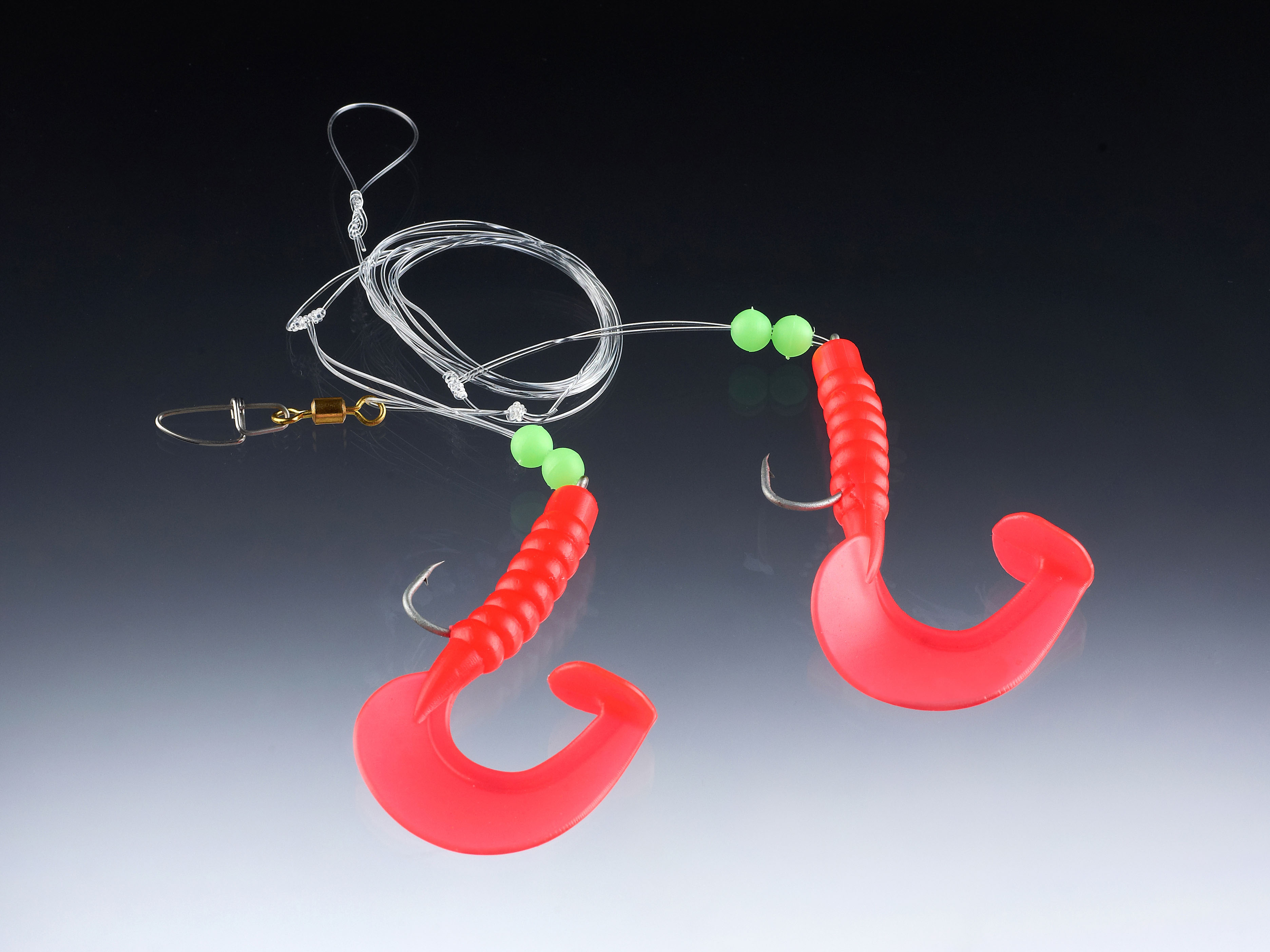 71° North Twirly Tail System japanrot 130cm 0,80mm 5/0