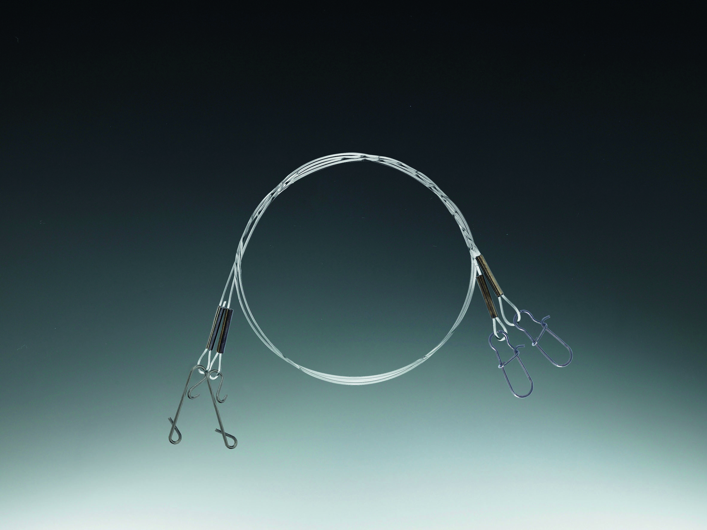 Fluorocarbon Rig mit Snap und No Knot, 50cm, 0,30mm